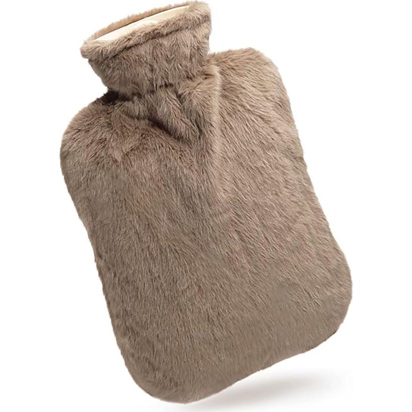 Botella de Agua Caliente BICAREE 2L con Funda Marrón