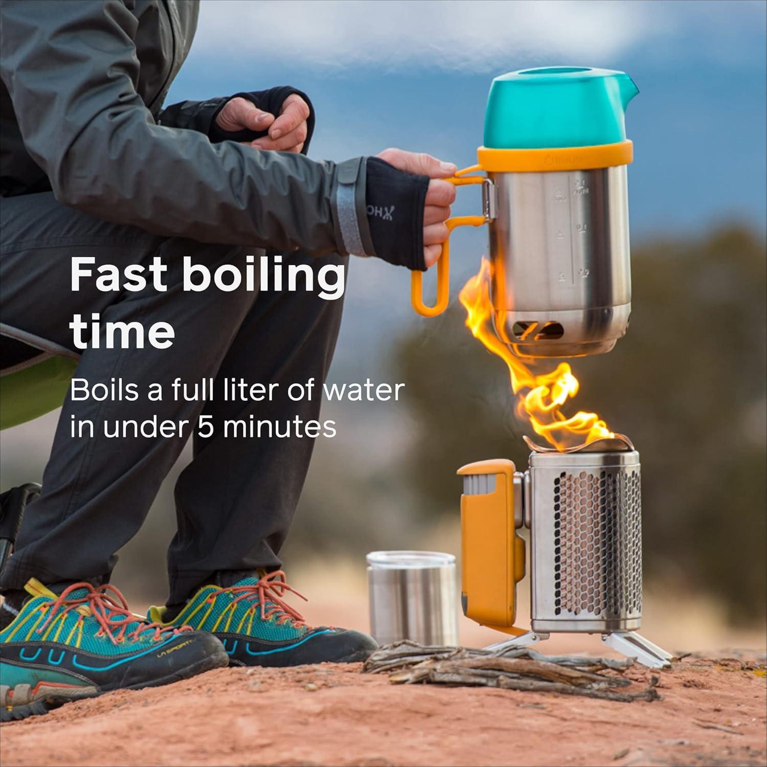 BioLite CampStove 2+ Estufa de Leña y Carga USB
