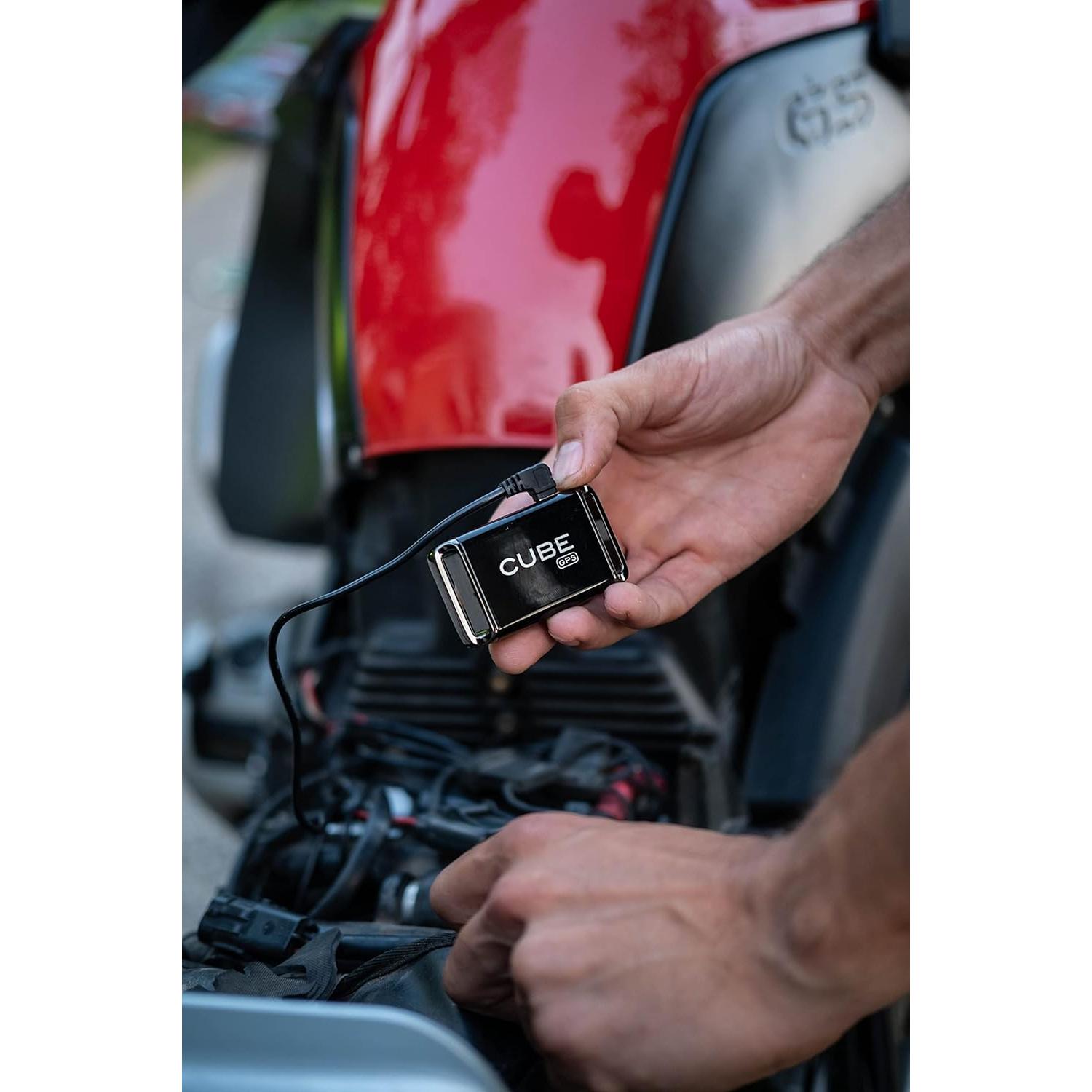 GPS Tracker for Vehicles – GPS Tracker Device for Car, Trucks, Pets - Real Time Tracking, SOS Pings, Geo-Fencing Rechargeable Battery Up-to 60 Days with Hardwire Charger - Requires Subscription