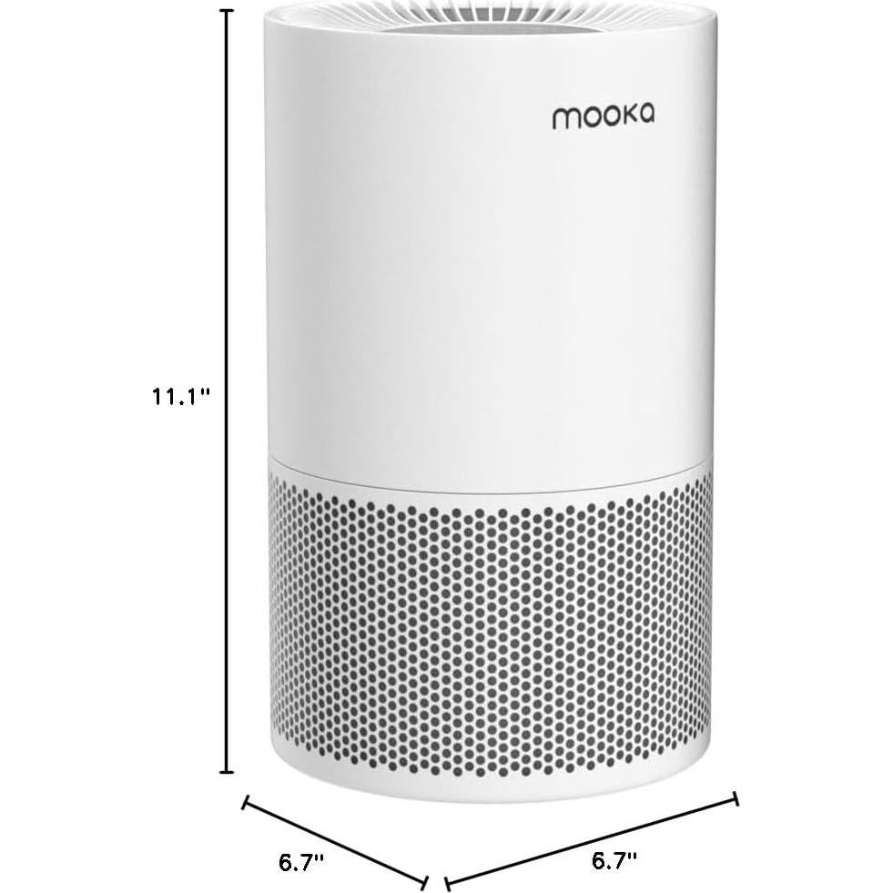 Purificador de Aire HEPA H13 MOOKA AP-S0610L para Hogar 111.5 m²