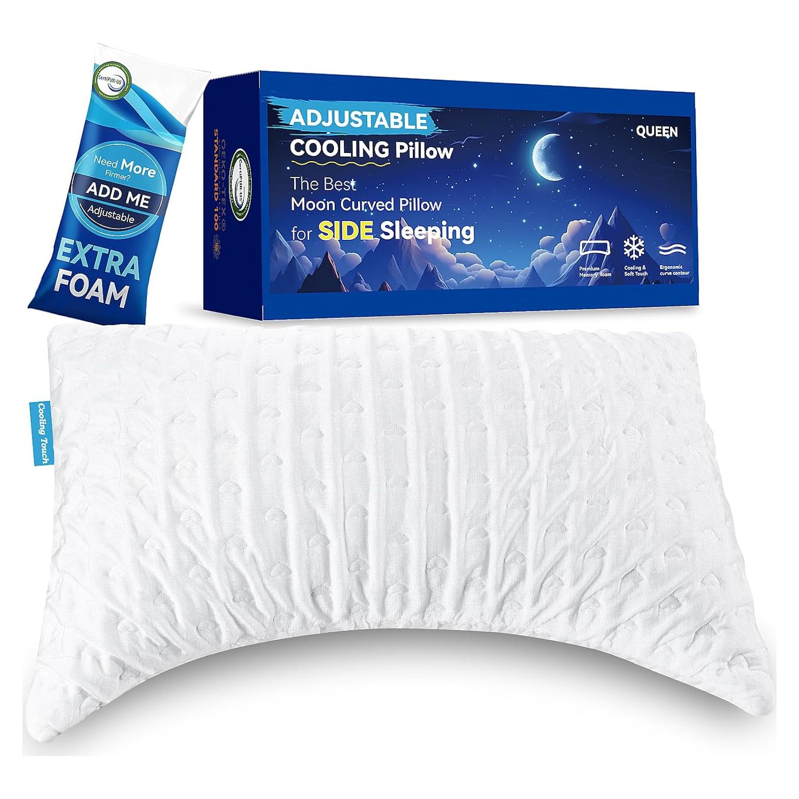 Almohada Ergonómica Ajustable Btasleeep para Dormir de Lado