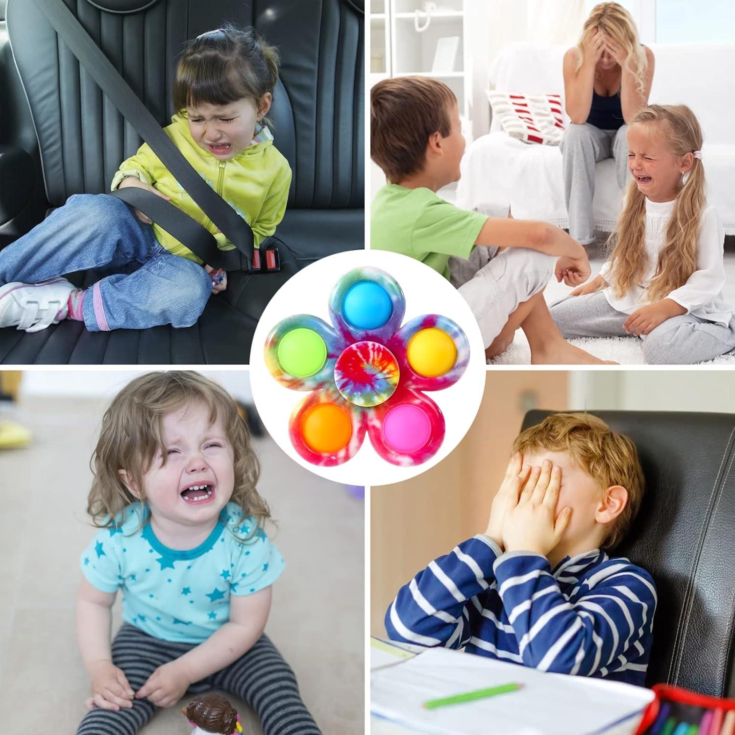 Paquete de 24 Spinners Antiestrés Wsslon para Niños