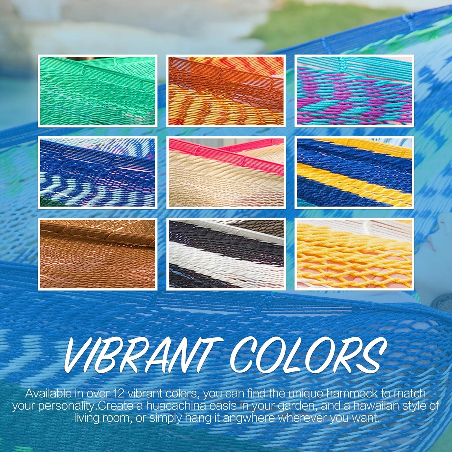 Hamaca Maya PNAEUT XL Tejida a Mano 272 kg para Exterior