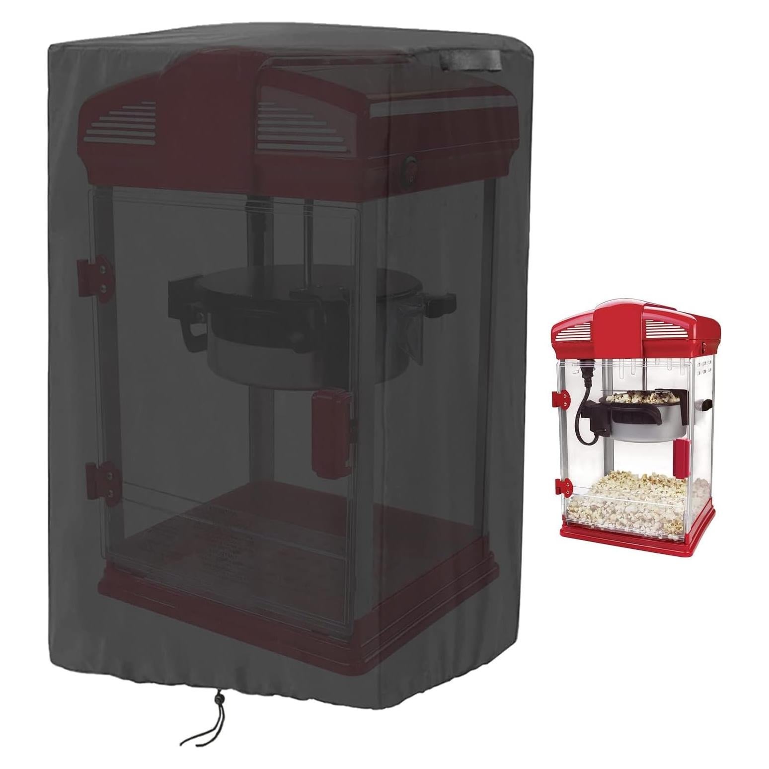 Cubierta Impermeable Rilime para Carrito de Palomitas 29.7x29.7x49.3cm