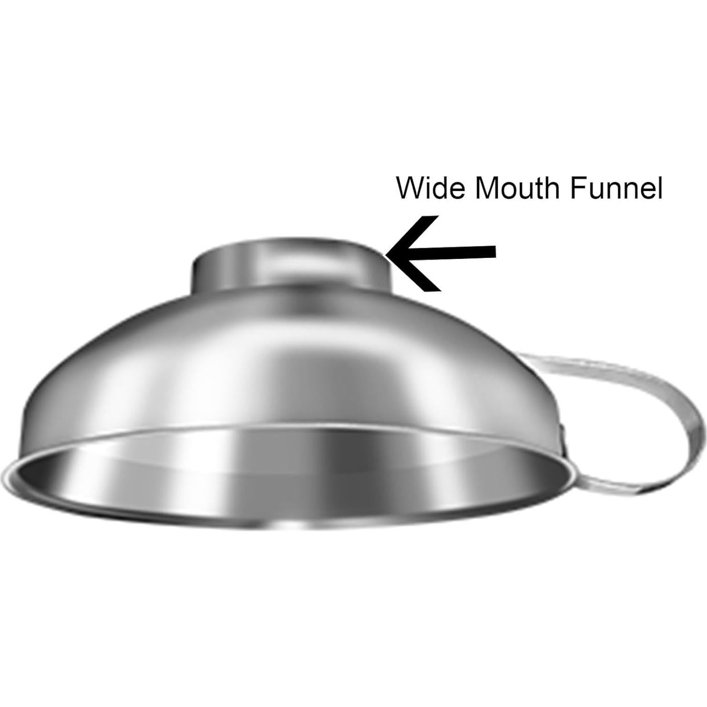 Juego de Embudos de Acero Inoxidable Hakalotyatime 2 Pzs