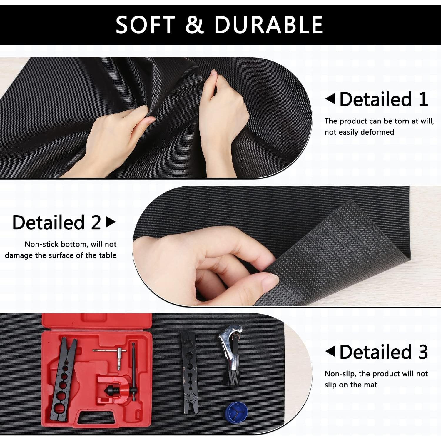 Alfombrilla Antideslizante HooTown 40x183 cm para Caja de Herramientas