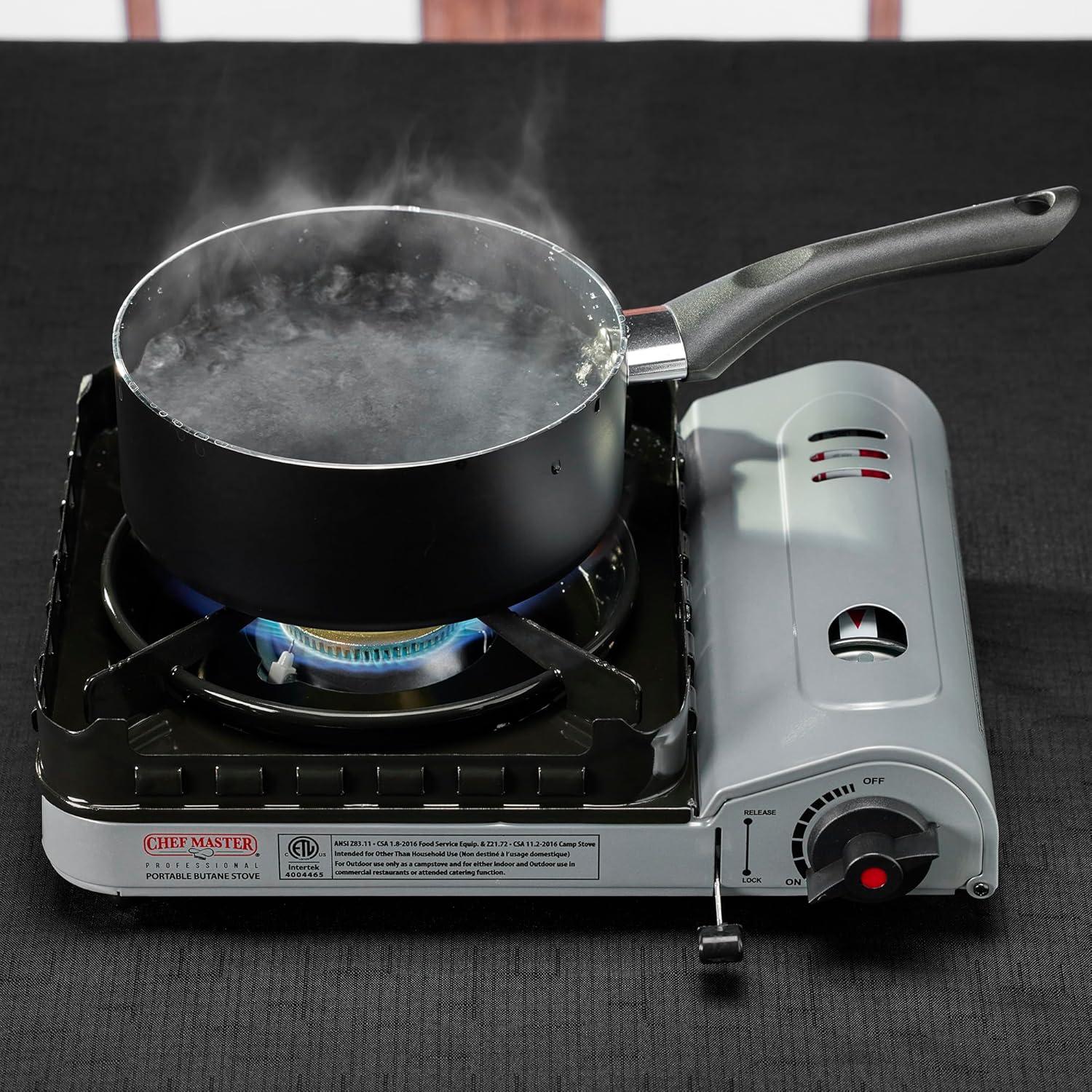 Estufa de Camping Chef Master 15,000 BTU Portátil