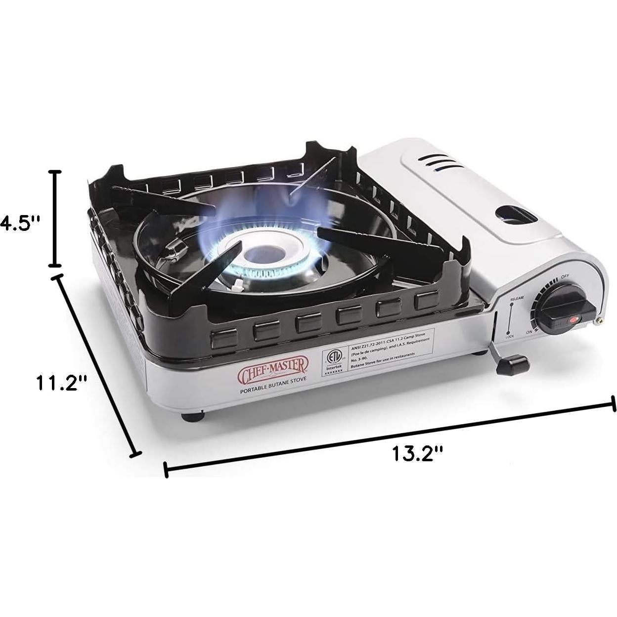 Estufa de Camping Chef Master 15,000 BTU Portátil