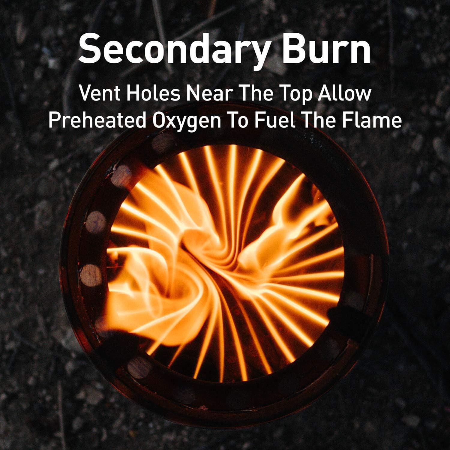 Estufa de Camping Solo Stove Titan Acero Inoxidable 0.47 kg