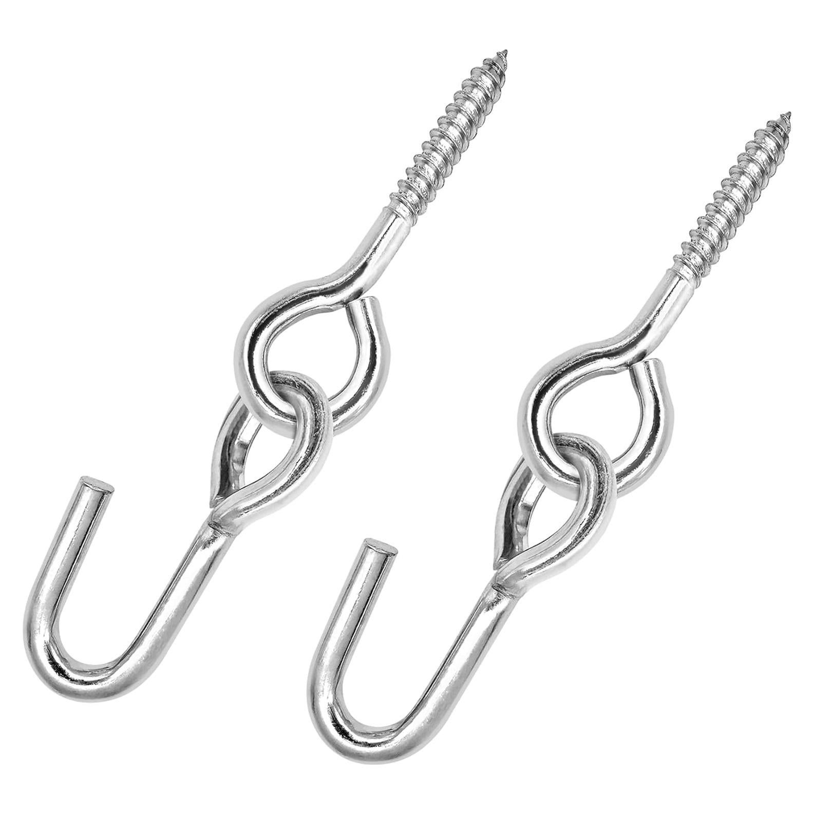 Ganchos para Hamacas ROOITY, Acero Galvanizado, 2 Piezas