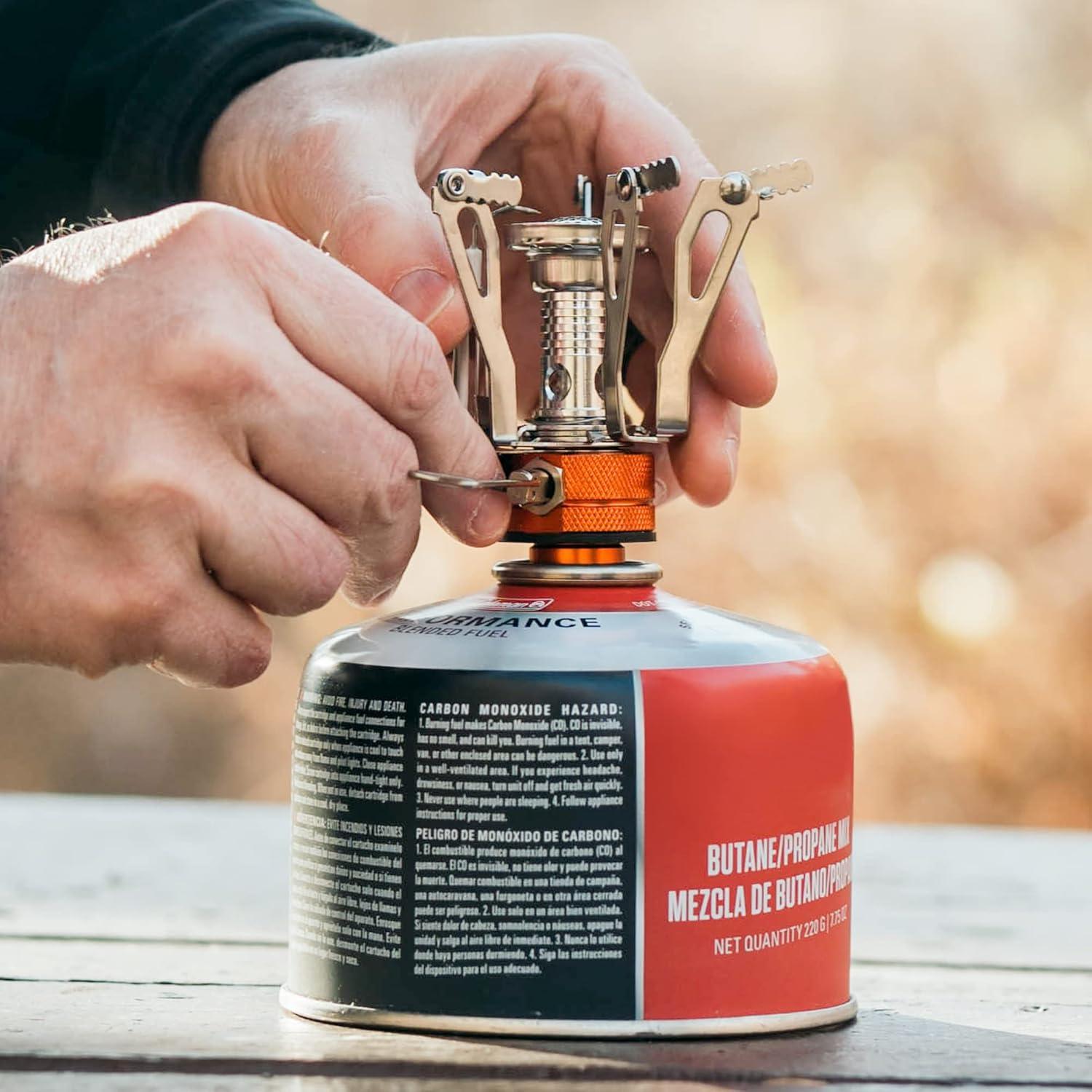 Estufa de Camping MalloMe - Portátil y Ligera 3000W