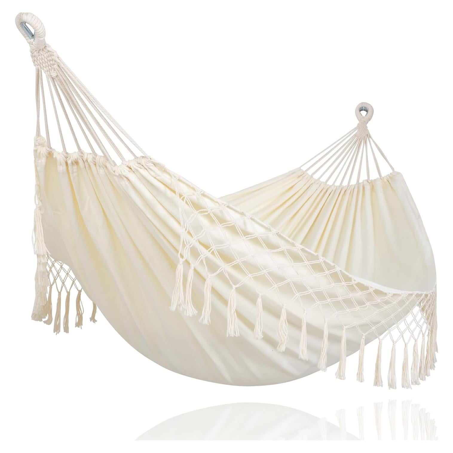 Hamaca Portátil SUNCREAT para Camping 2 Personas Beige