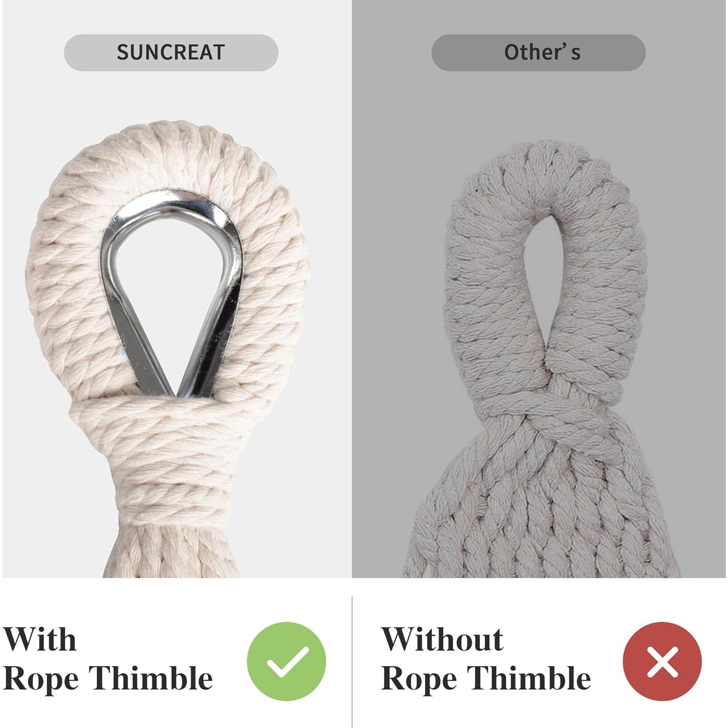 Hamaca Portátil SUNCREAT para Camping 2 Personas Beige