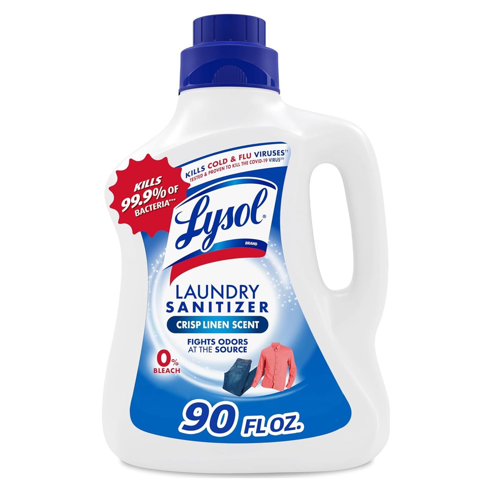 Aditivo Sanitizante para Ropa Lysol Lino Fresco 2.68L