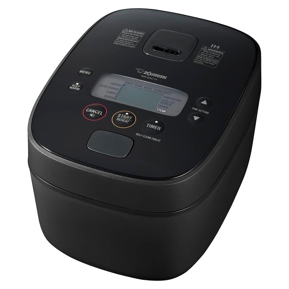 Cocedor de Arroz Zojirushi NW-QAC10 5.5 Tazas Inducción Negro