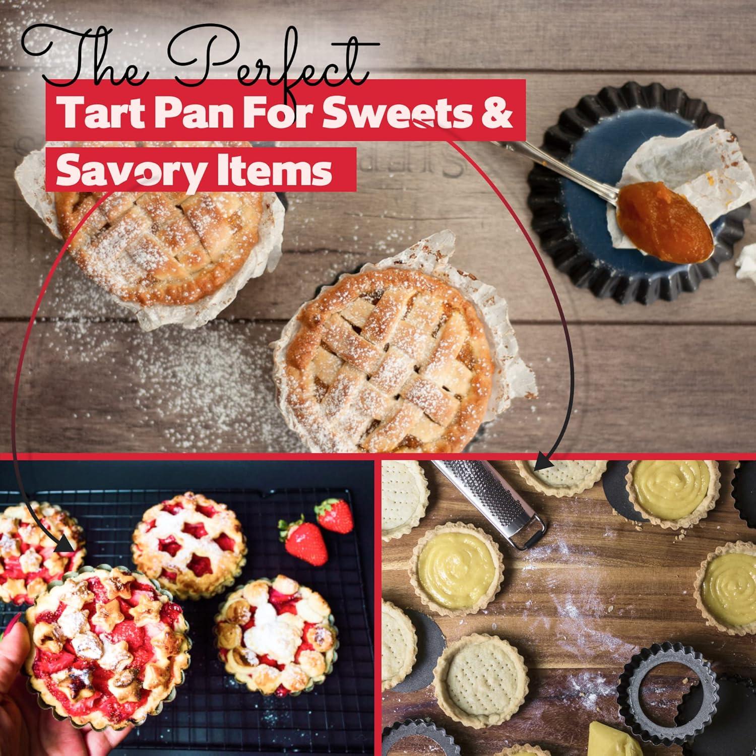 Paquete de 8 Moldes Redondos Antiadherentes FIDZ PAN 10 cm