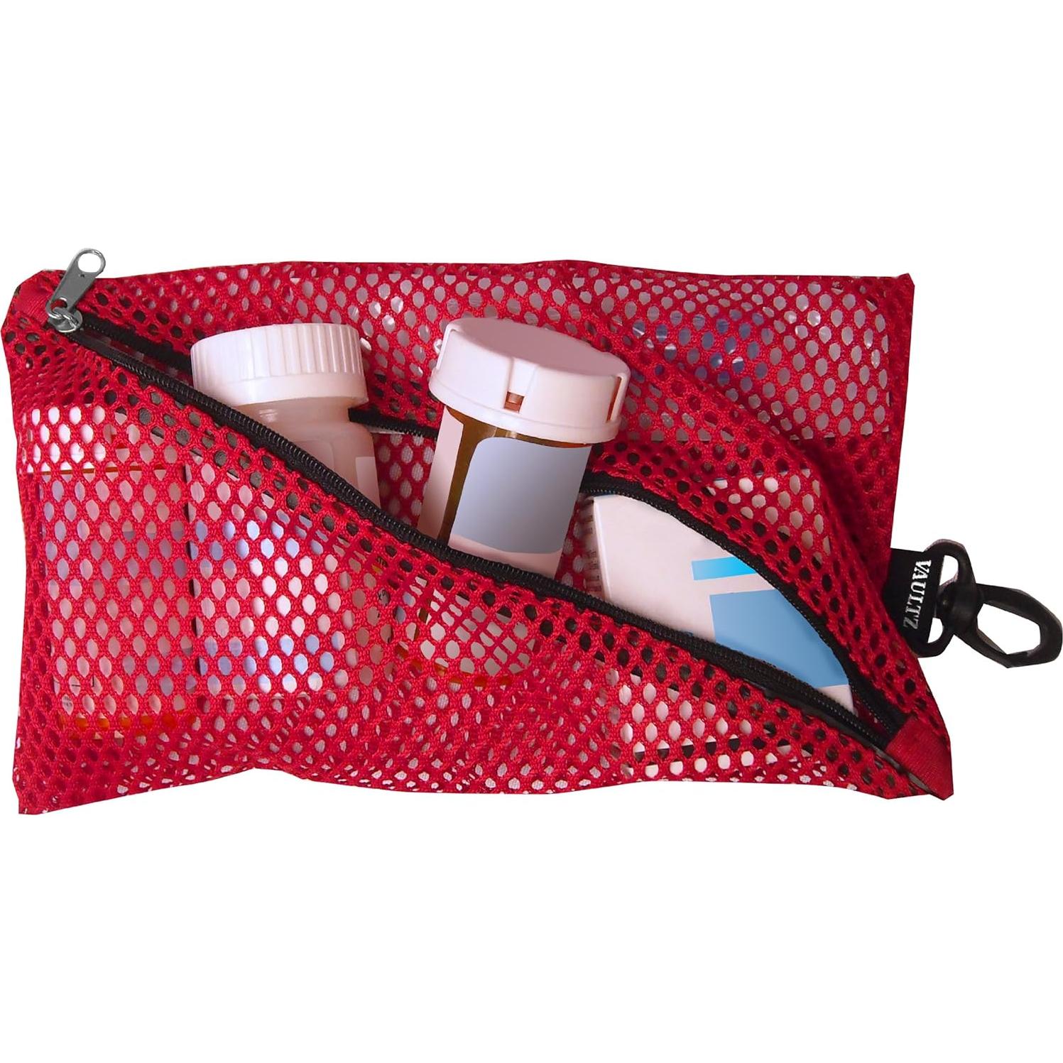 Conjunto de 4 Bolsas de Malla con Cremallera Vaultz - Organizador