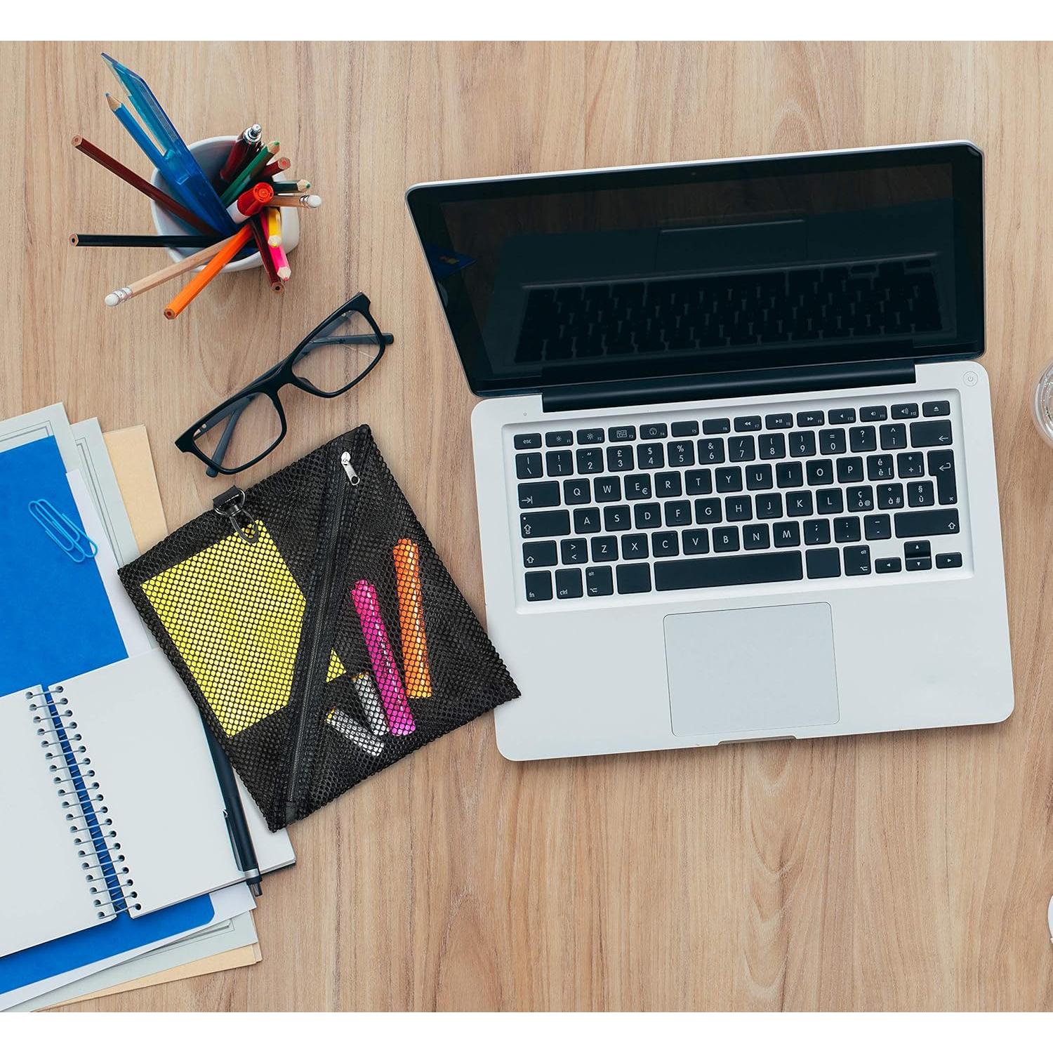 Conjunto de 4 Bolsas de Malla con Cremallera Vaultz - Organizador