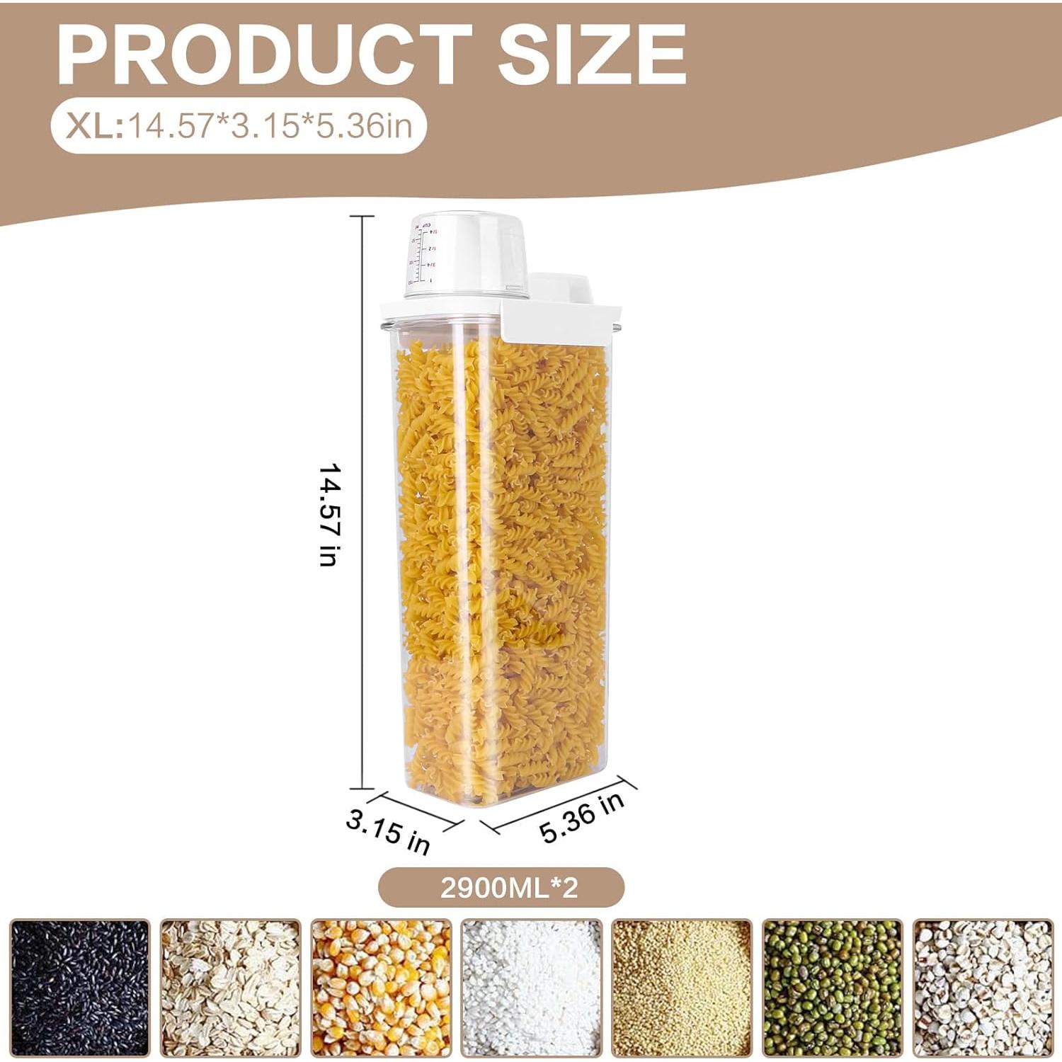 Juego de Organizadores de Alimentos ZymingElysian 2x2900ml