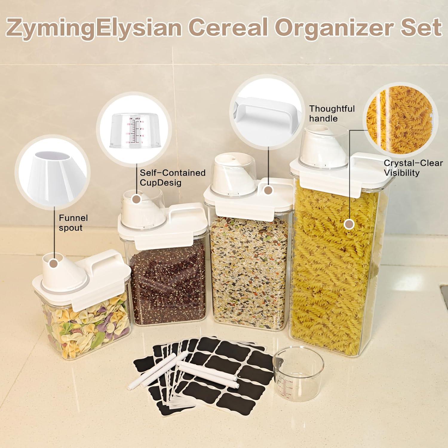 Juego de Organizadores de Alimentos ZymingElysian 2x2900ml