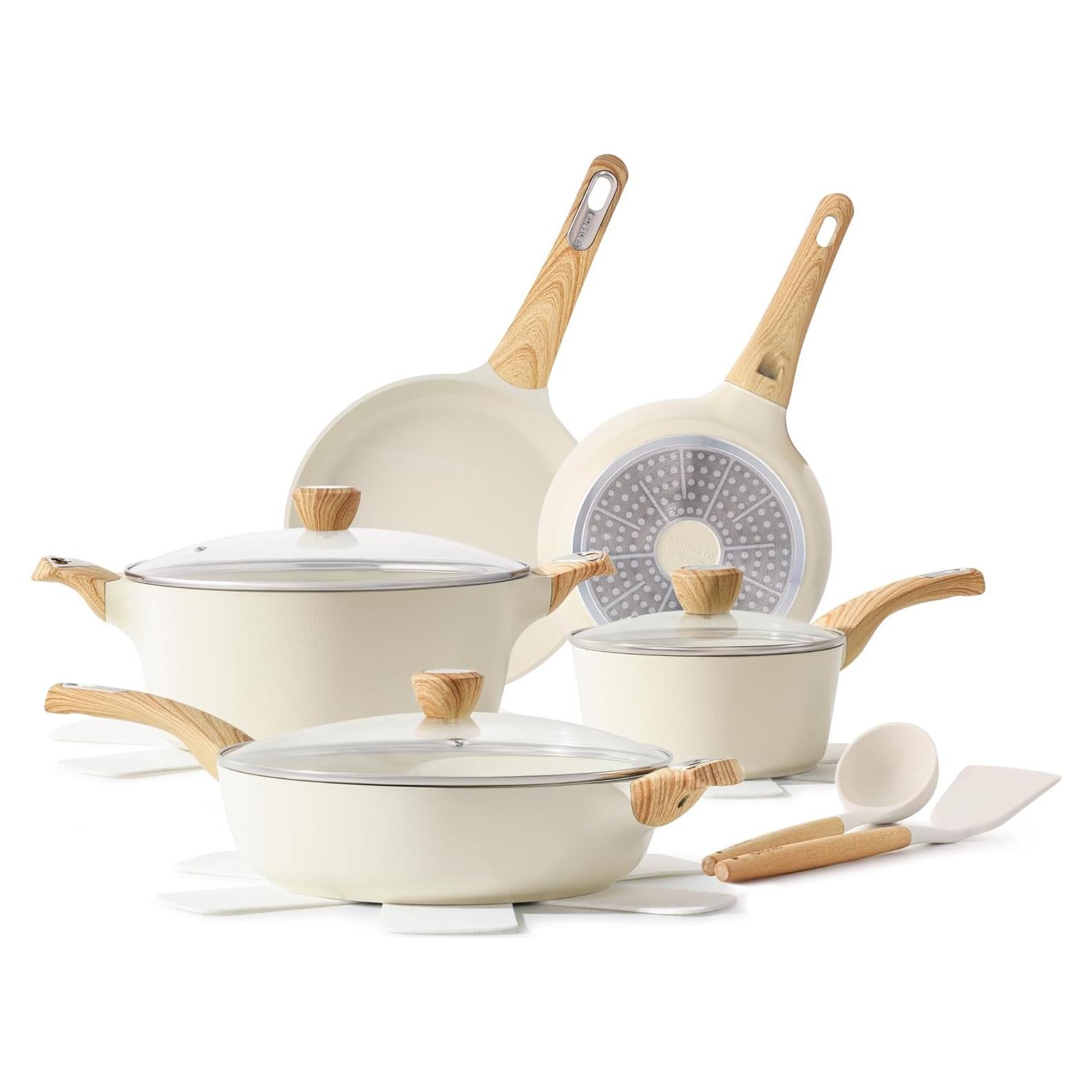 Juego de Utensilios de Cocina SENSARTE 14 Piezas Cerámica