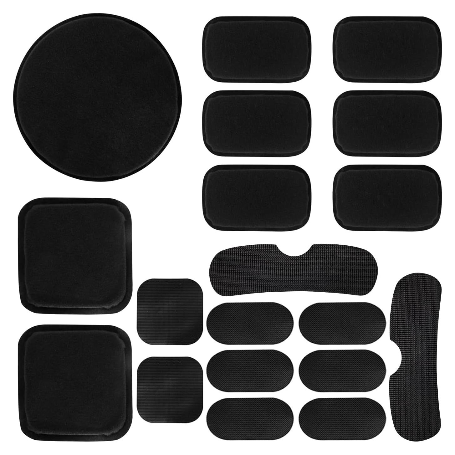 AOUTACC Almohadillas para Casco de Airsoft, 9 Piezas