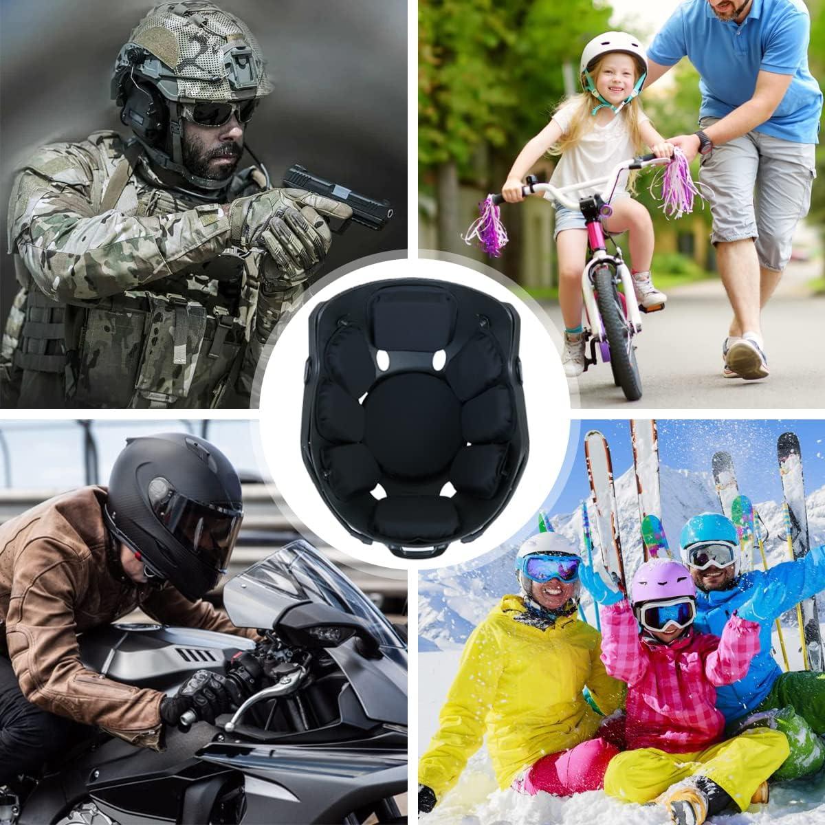 AOUTACC Almohadillas para Casco de Airsoft, 9 Piezas