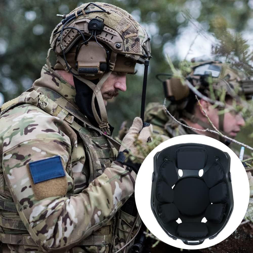 AOUTACC Almohadillas para Casco de Airsoft, 9 Piezas