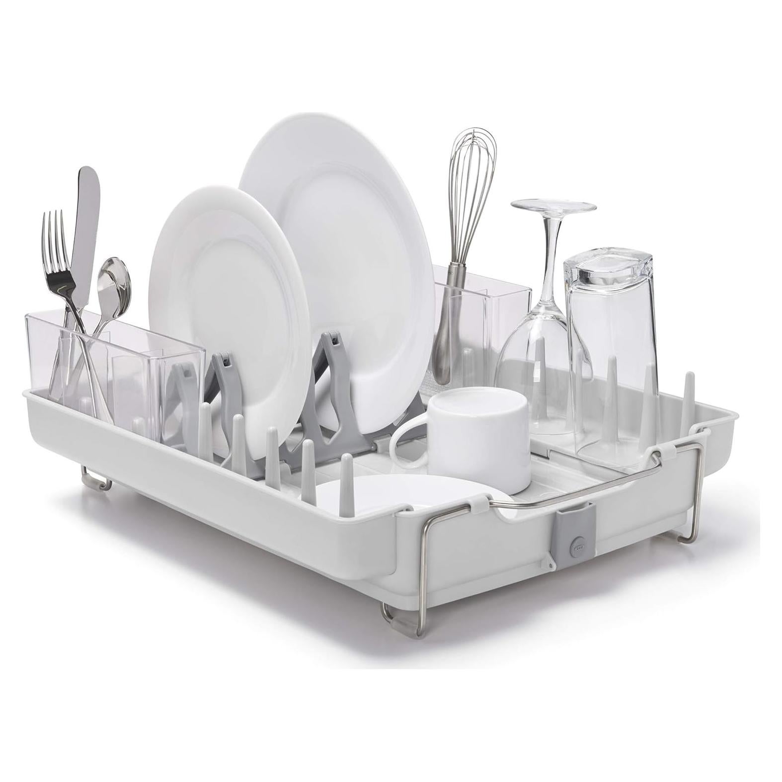 Estante Plegable para Platos OXO Good Grips Blanco 48.3x39.4 cm