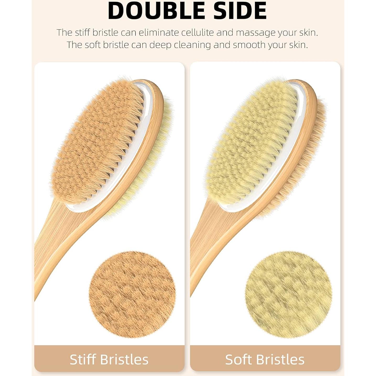 Cepillo de Ducha Metene con Mango Largo y Cerdas Suaves