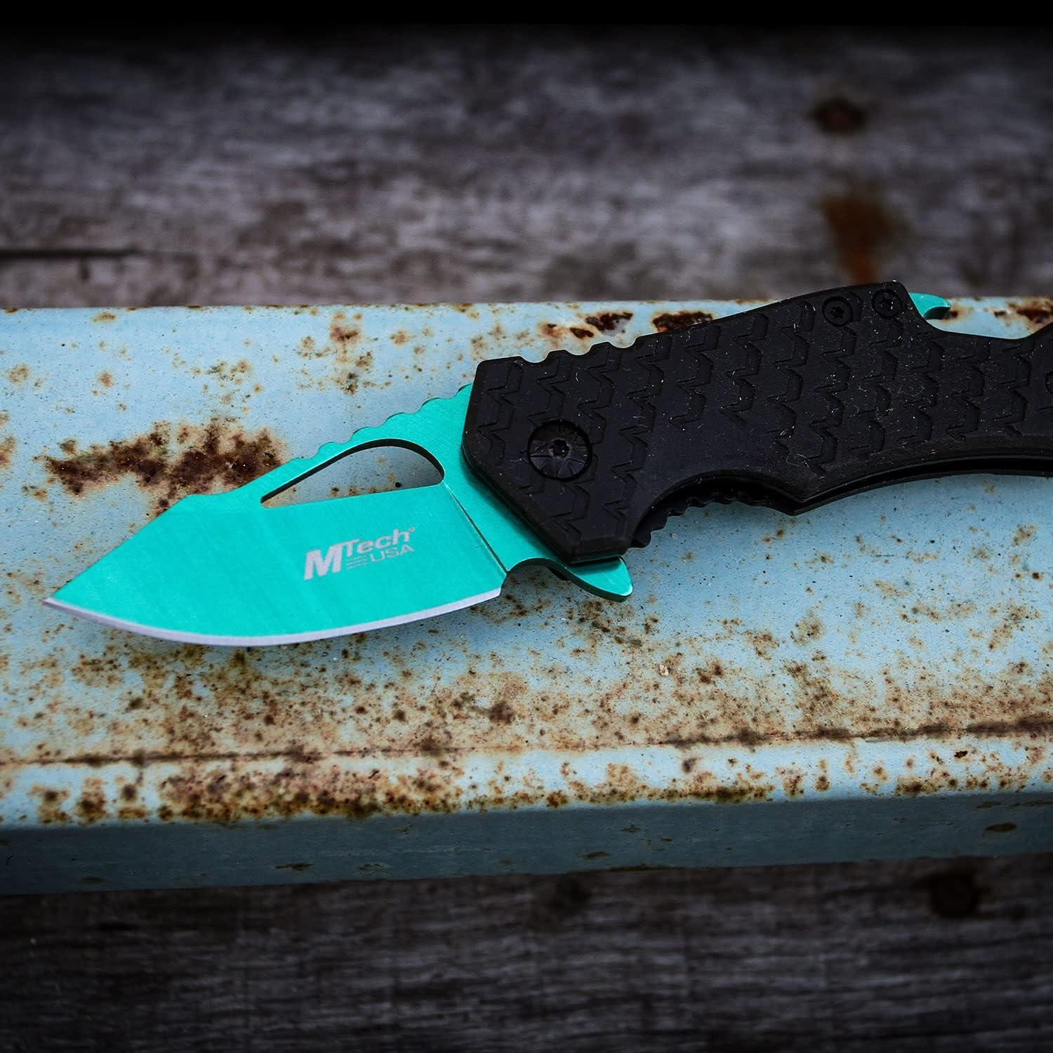 Cuchillo Plegable MTECH USA MT-A882 Verde Acero Inoxidable
