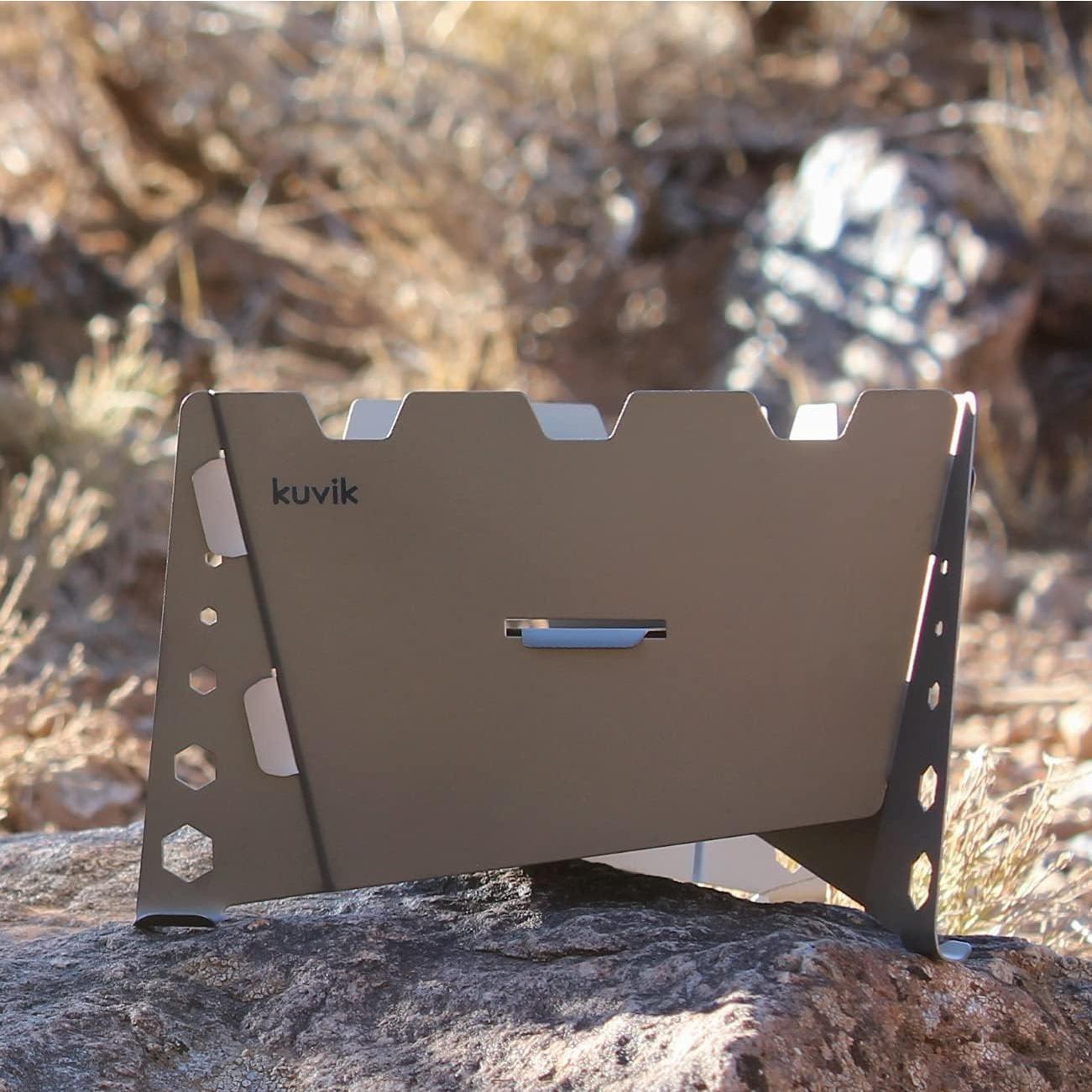 Estufa de Combustible Sólido Titanio Kuvik K0058 Ultraligera