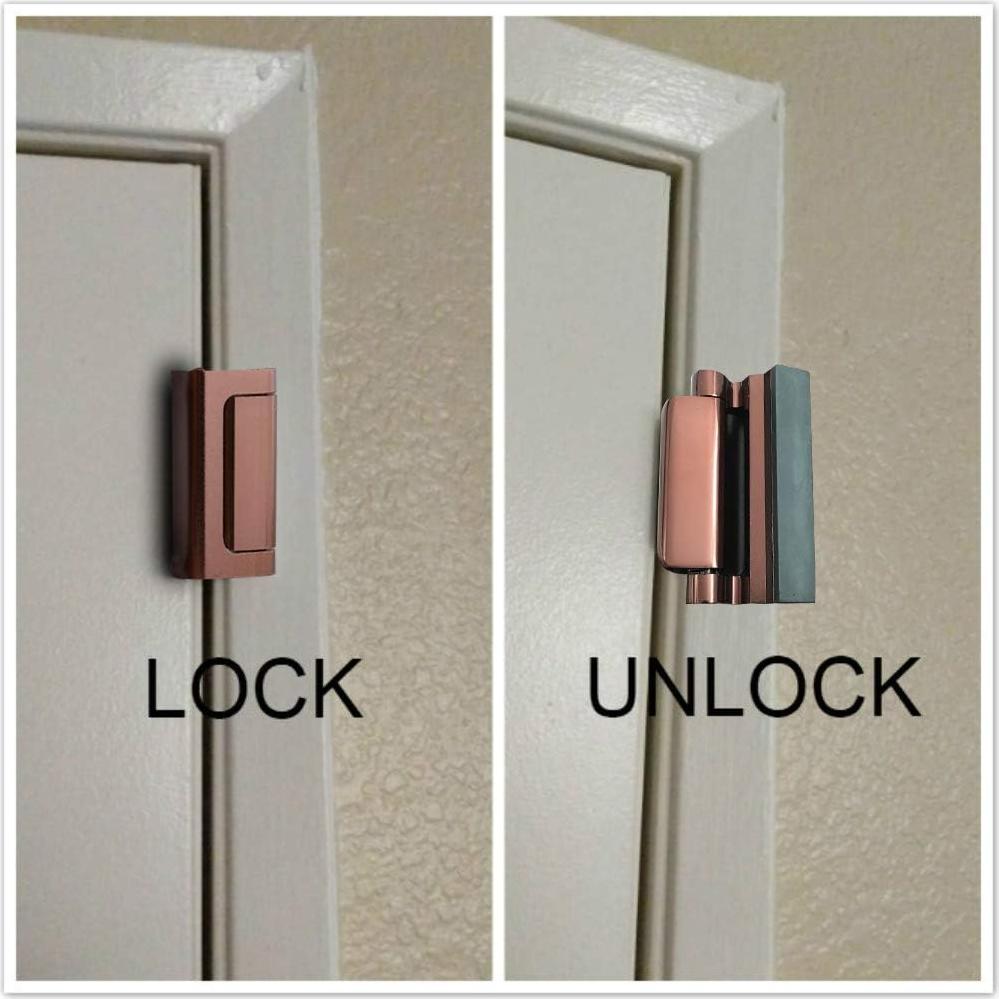 Cerradura de Refuerzo TOYFUL01 Marrón 362.87 kg Seguridad Hogar