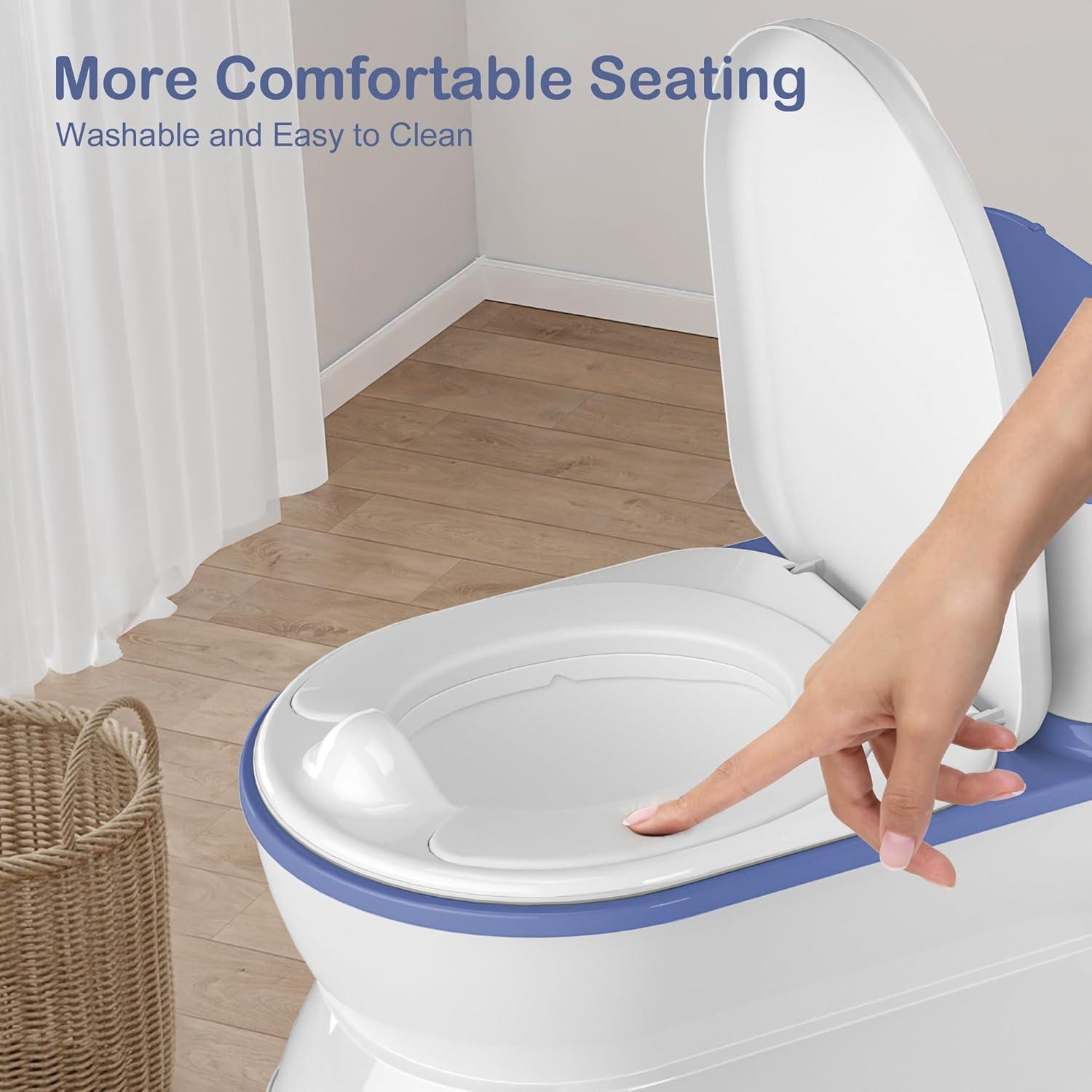 Inodoro de Entrenamiento 2 en 1 para Niños BB1020 - Azul