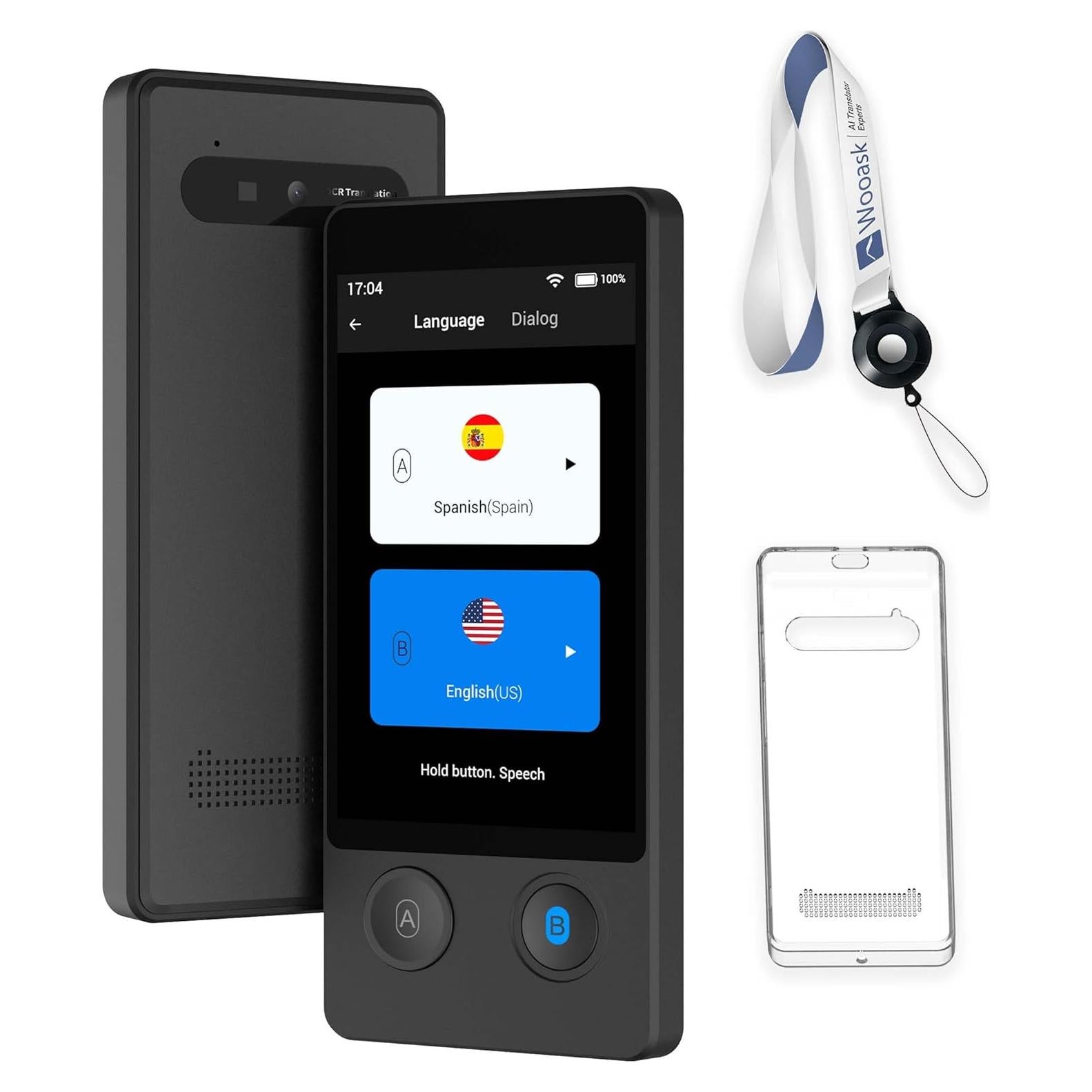 Traductor Offline Wooask W12 144 Idiomas 98% Precisión