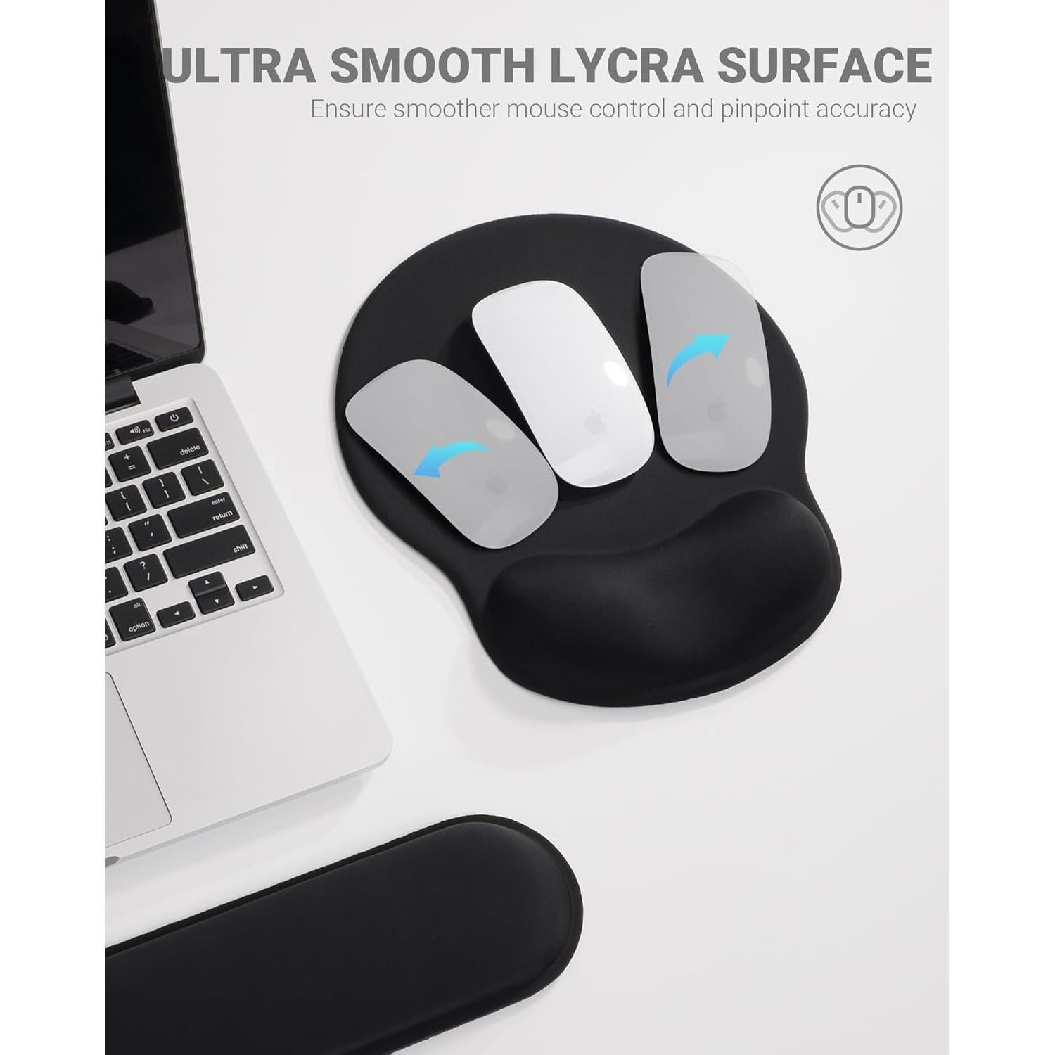 Juego de Soporte Ergonómico Laborio para Muñeca y Teclado