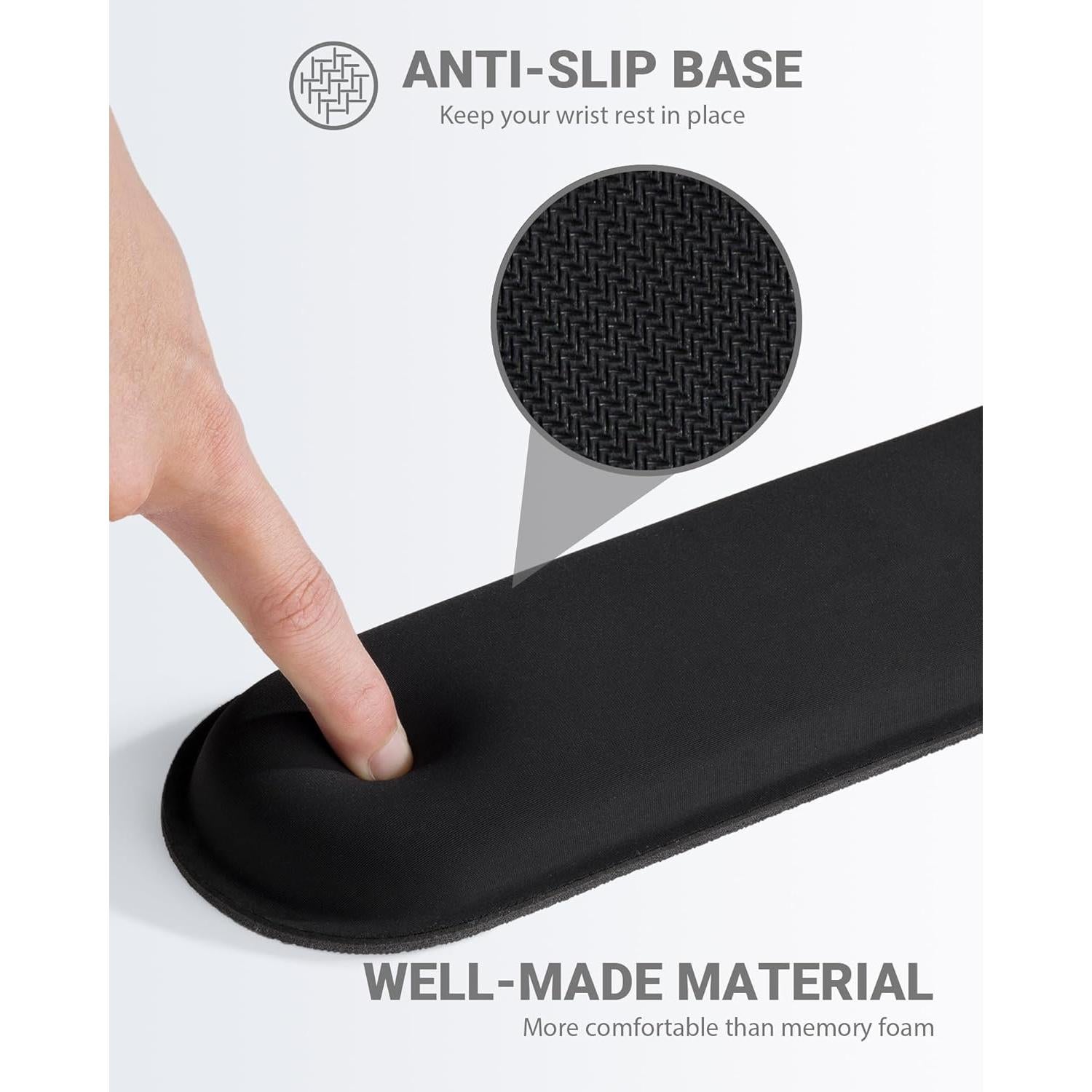 Juego de Soporte Ergonómico Laborio para Muñeca y Teclado