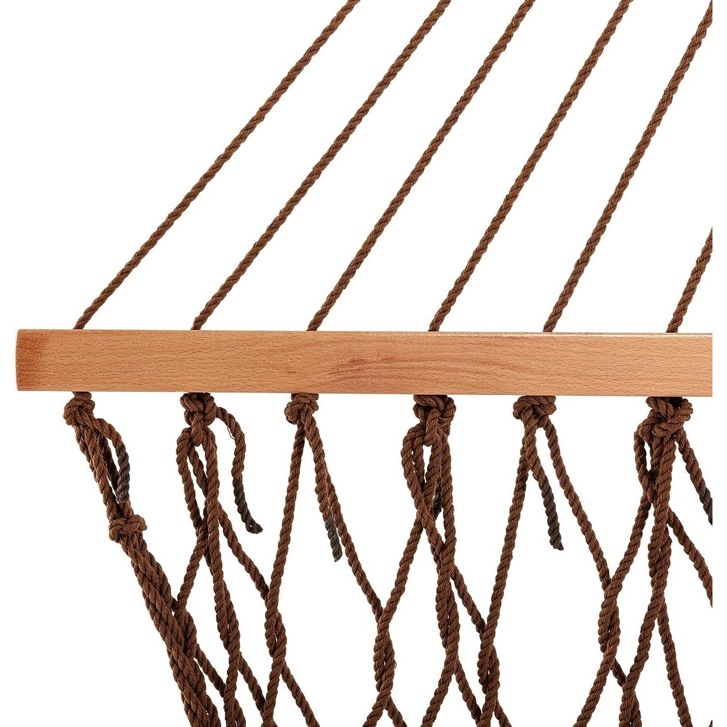 Hamaca Doble Castaway 3,96 m Color Marrón Antiguo 204 kg