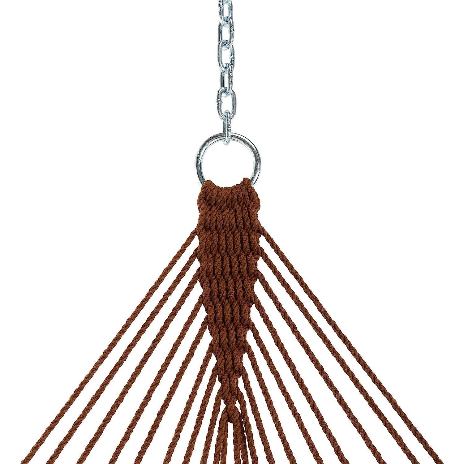 Hamaca Doble Castaway 3,96 m Color Marrón Antiguo 204 kg