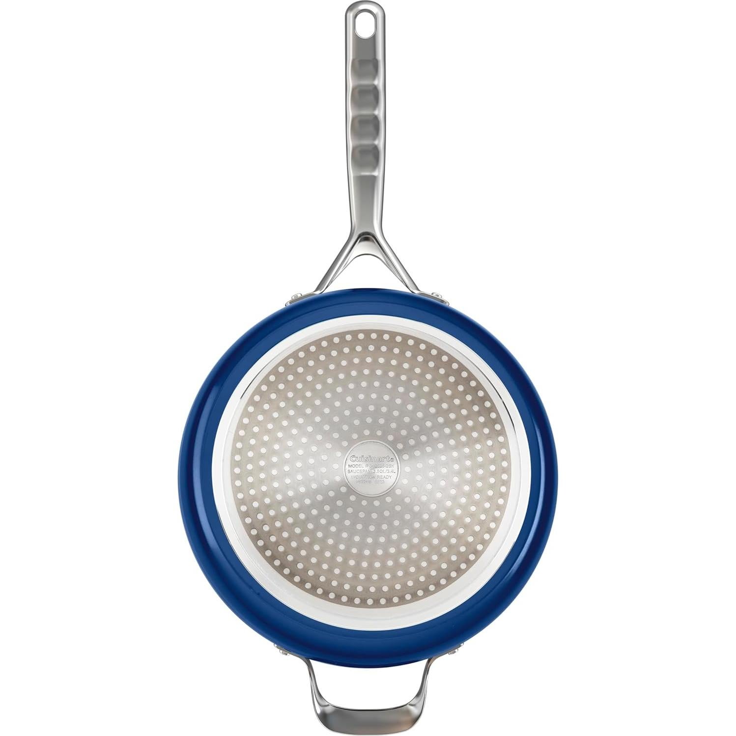 Set de Ollas y Sartenes Cuisinart 12 Piezas Cerámica Zafiro