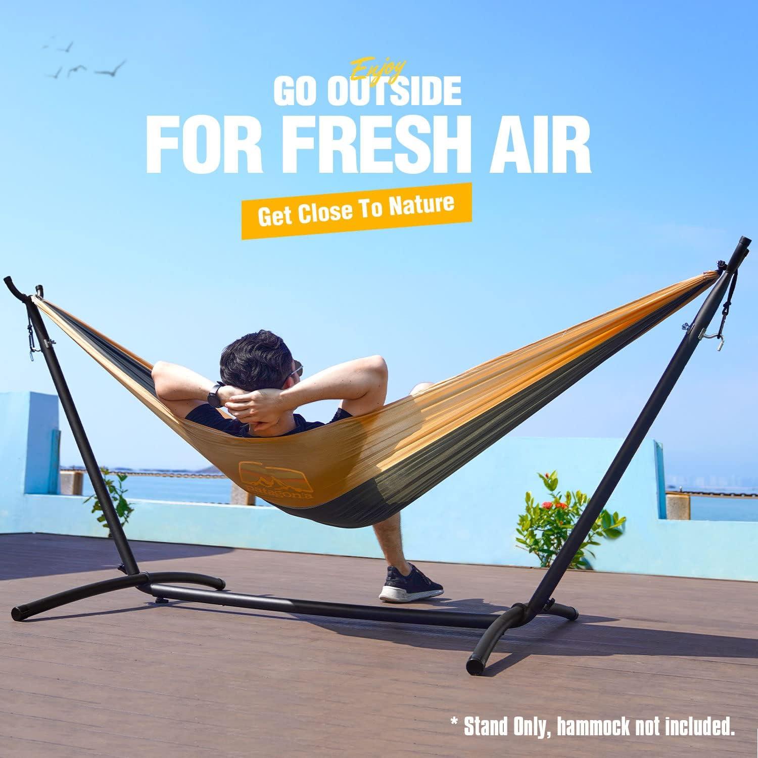 Soporte de Hamaca Zupapa Acero 249kg Ajustable 2 Personas