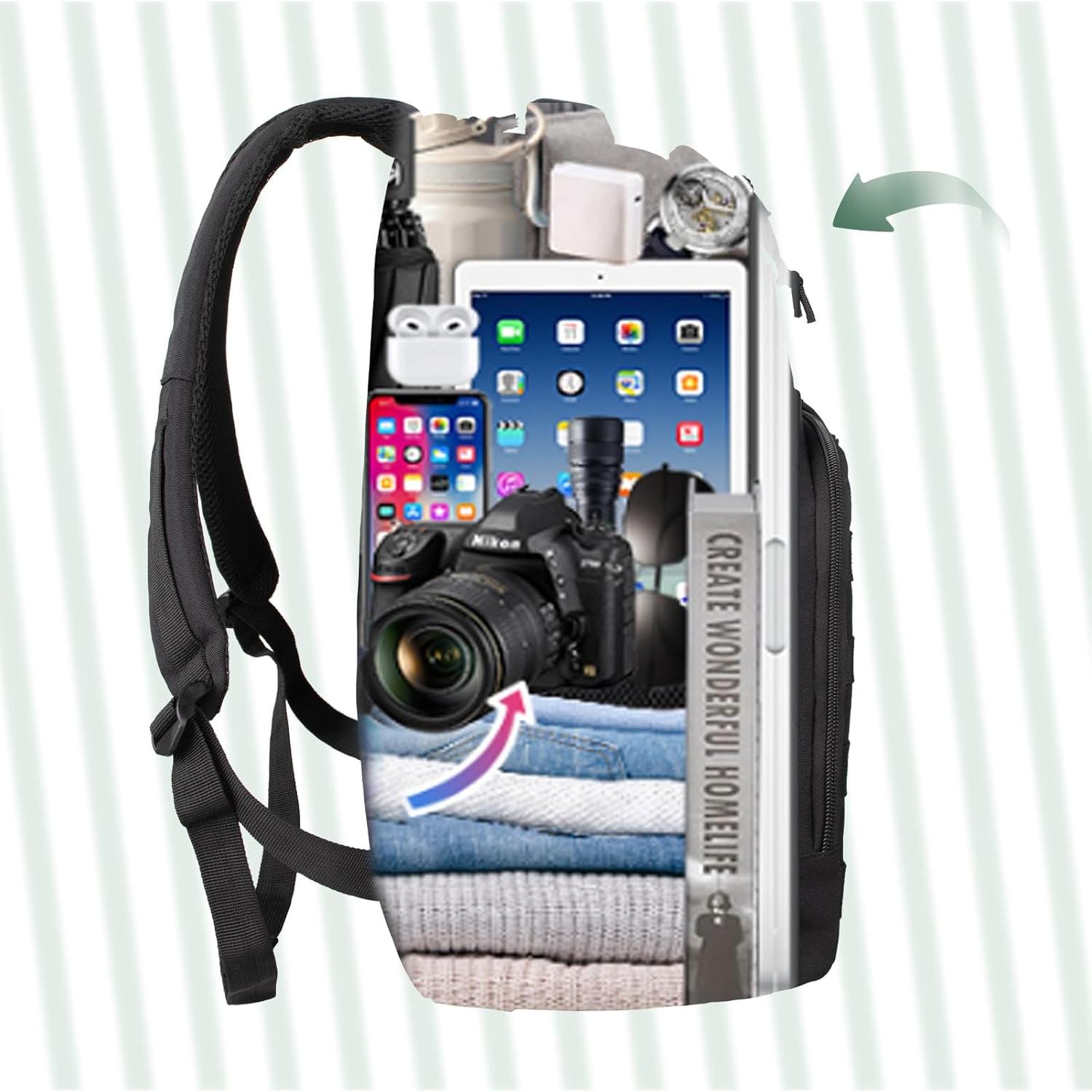 Mochila táctica militar TBNBO 25L negra para laptop