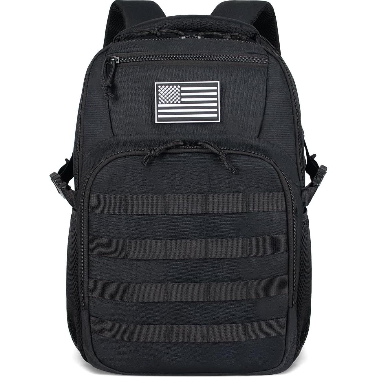 Mochila táctica militar TBNBO 25L negra para laptop