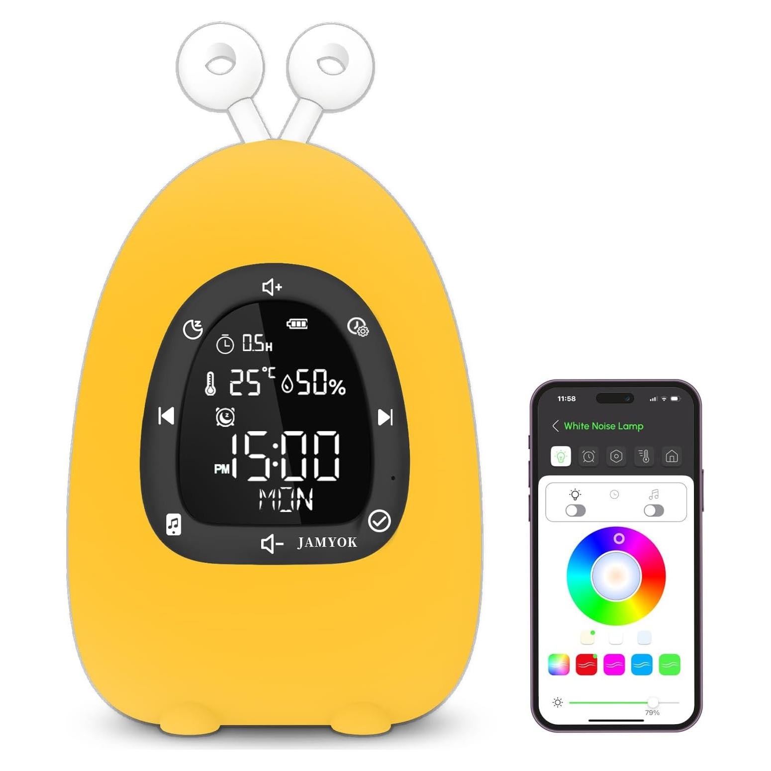 Despertador Luz de Amanecer JAMYOK DE-N02 con Sonido y Bluetooth
