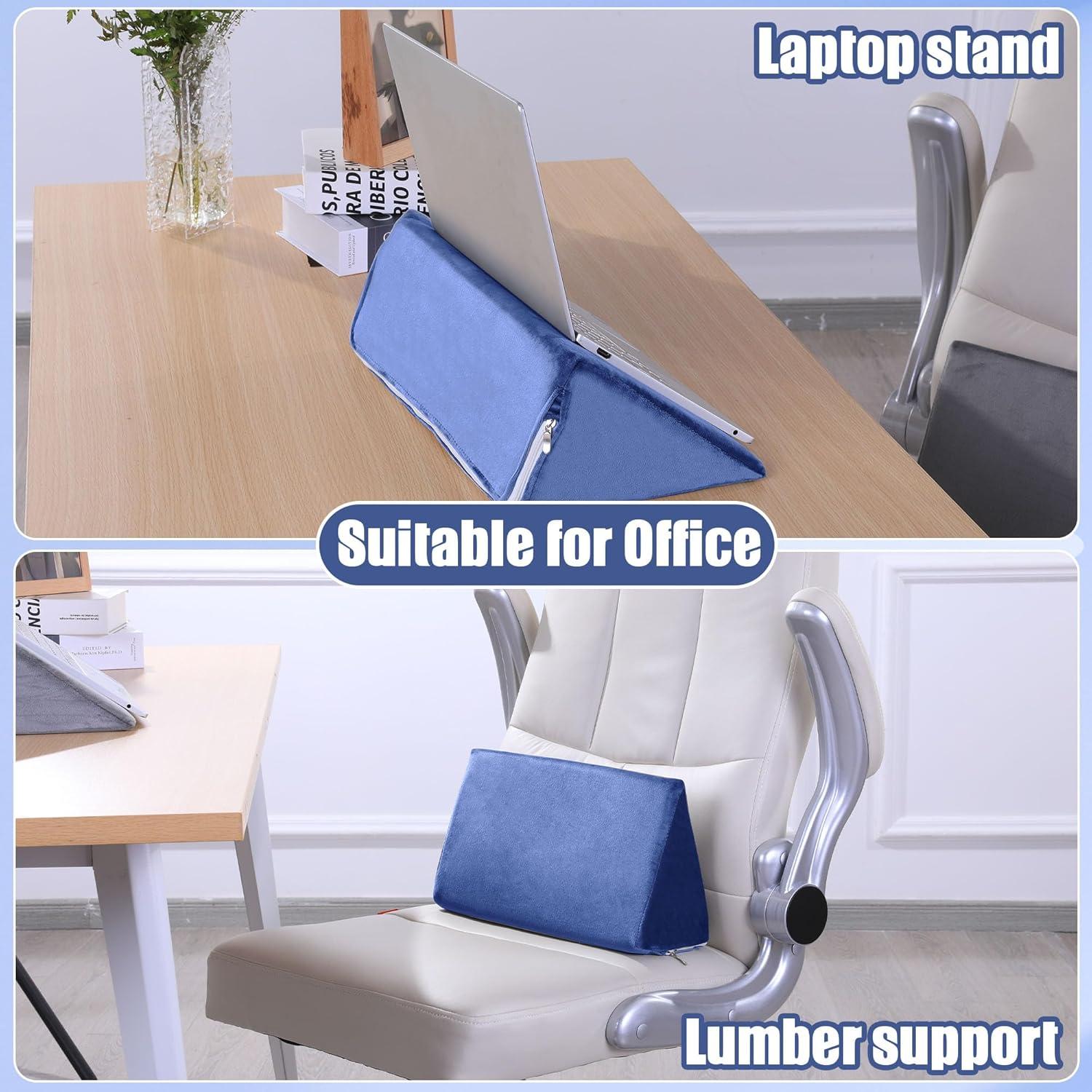 Almohada en Cuña BALAPET 2 Pcs Espuma Premium Azul