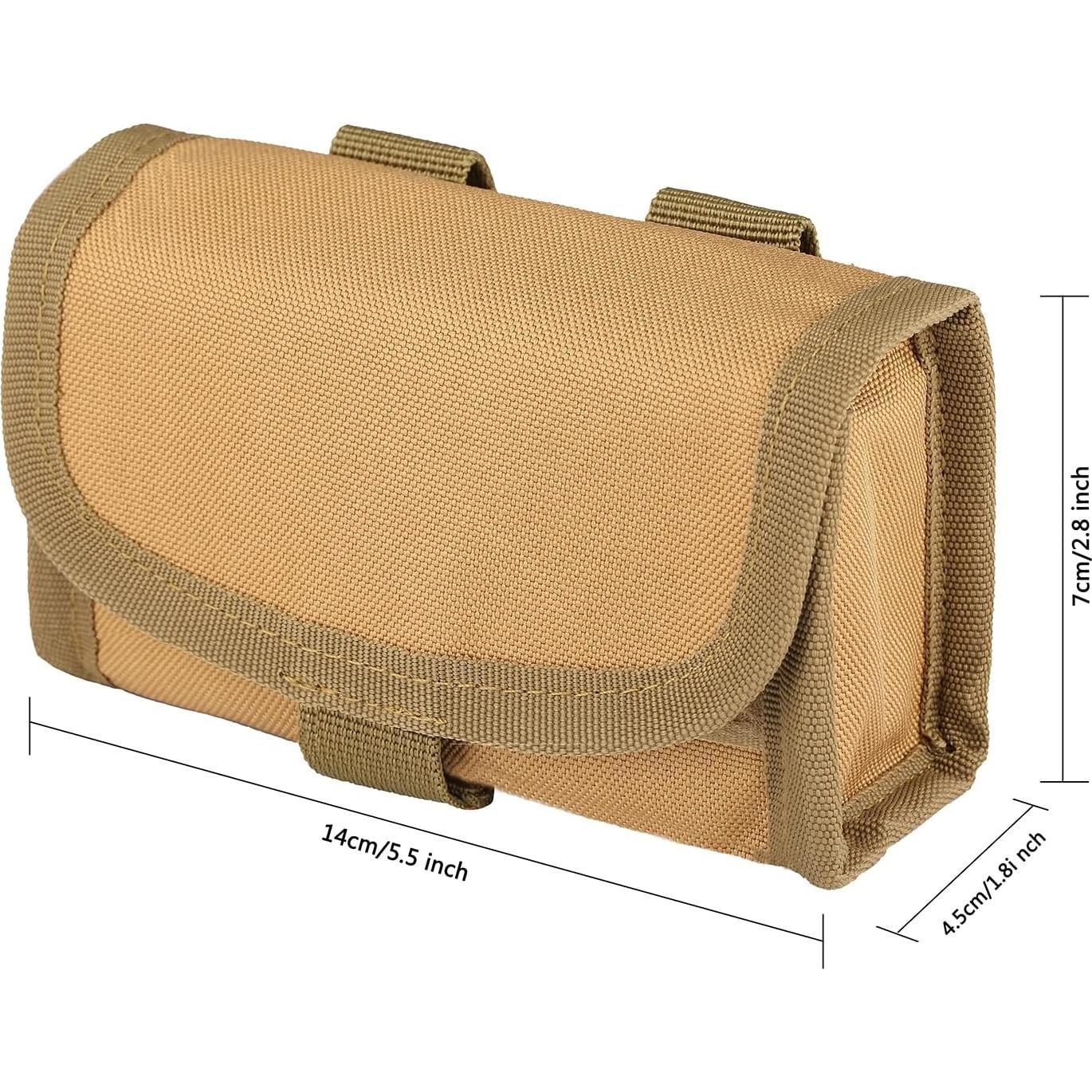 Portacartuchos Táctico PanbooX Caqui 12/20G Nylon Molle