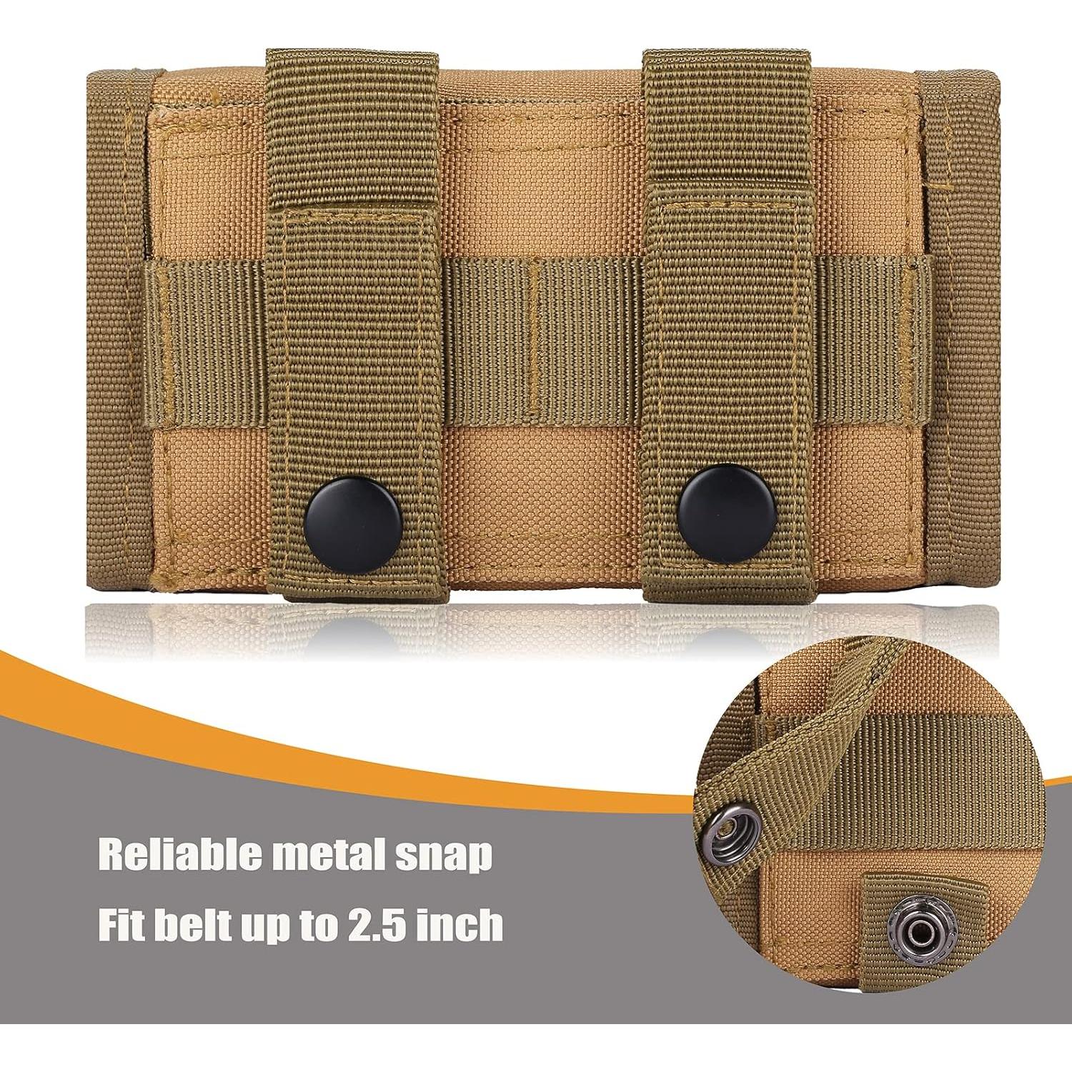 Portacartuchos Táctico PanbooX Caqui 12/20G Nylon Molle