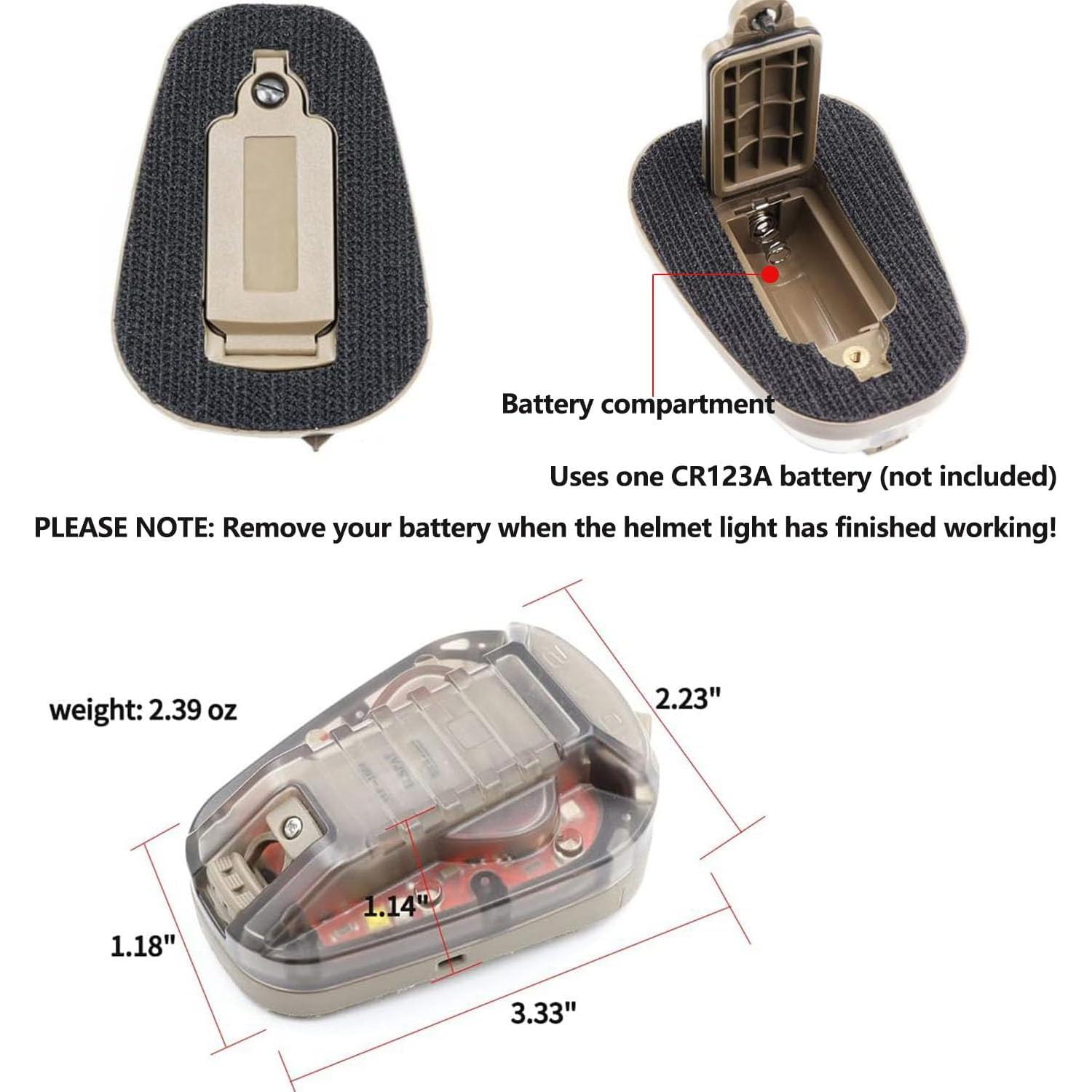 Luz de señal LED IFF para casco táctico LThyzszb