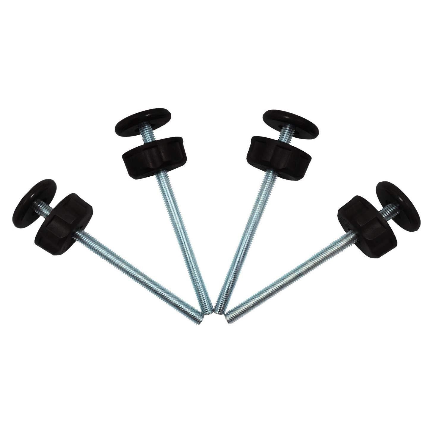 Varillas de Eje Extra Largas M8 para Puertas de Seguridad Bebés y Mascotas - Paquete de 4