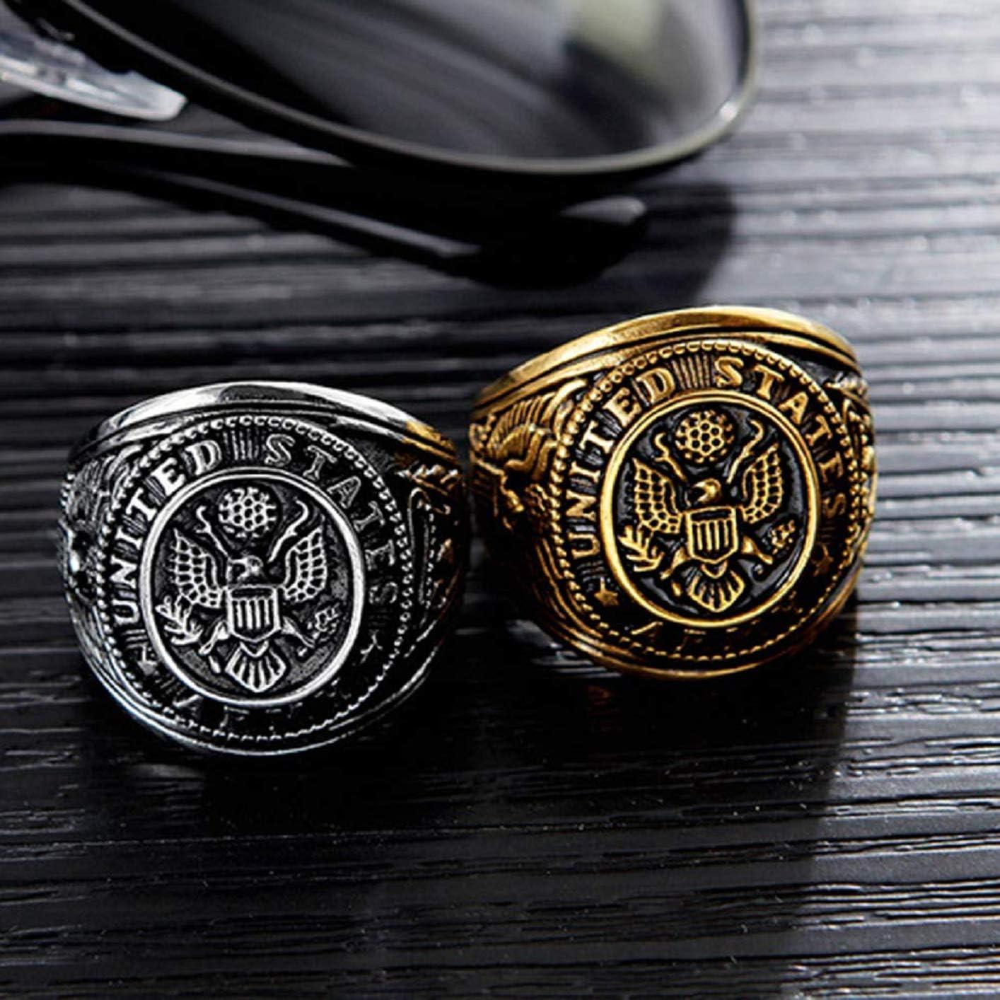 Anillo de Águila Americana PikaLF para Hombres - Tamaño 12